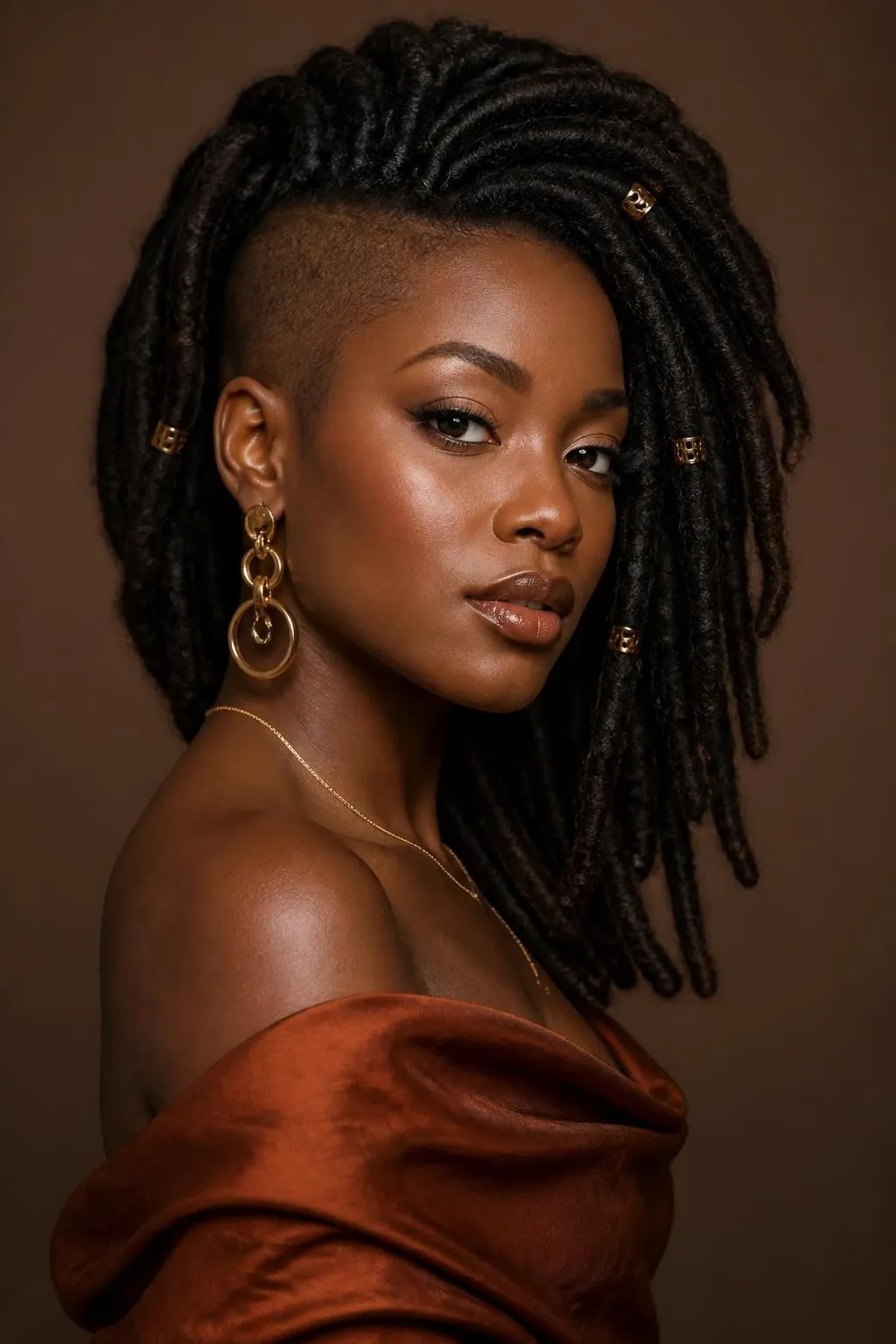 14 Faux Locs with Shaved Side Looks Every Black Woman Should See 2 14 Faux Locs with Shaved Side Looks Every Black Woman Should See