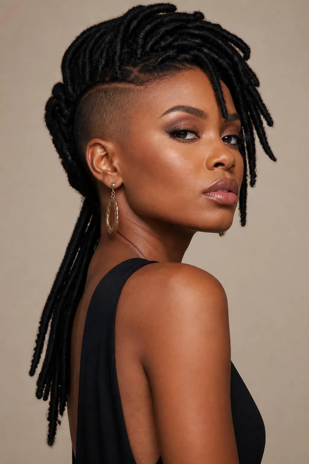 14 Faux Locs with Shaved Side Looks Every Black Woman Should See 12 14 Faux Locs with Shaved Side Looks Every Black Woman Should See