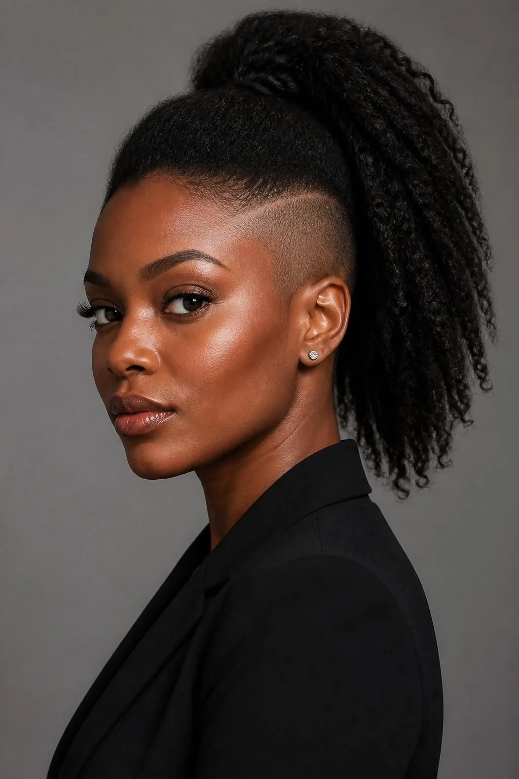 18 One Side Shaved Hairstyles for Black Women That Bring Instant Edge