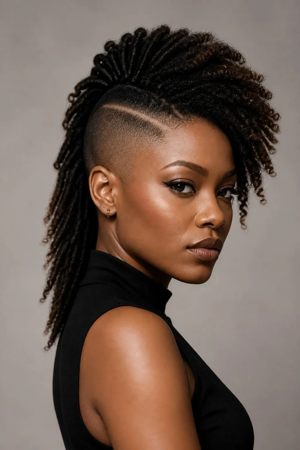 18 One Side Shaved Hairstyles for Black Women That Bring Instant Edge