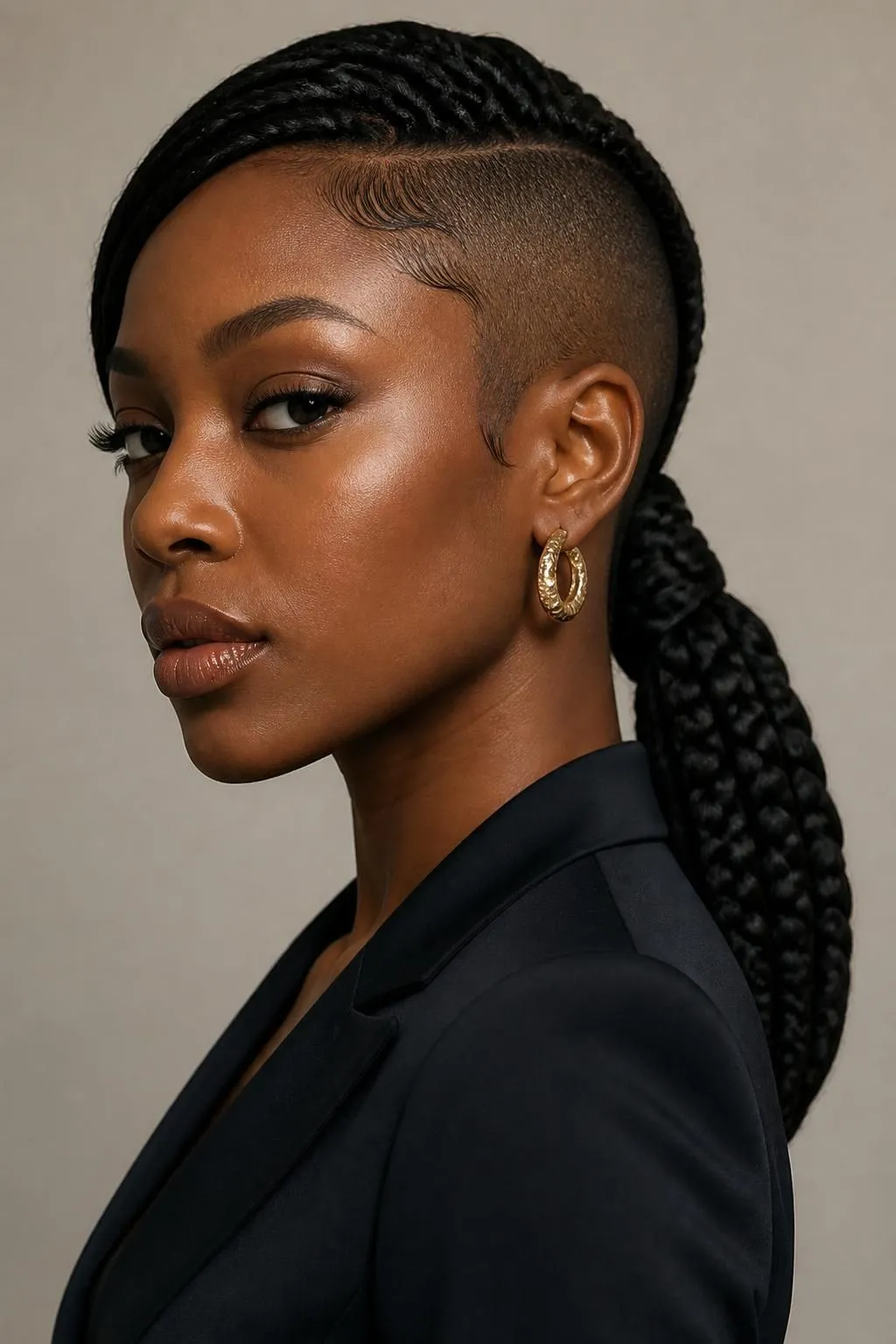 18 One Side Shaved Hairstyles for Black Women That Bring Instant Edge