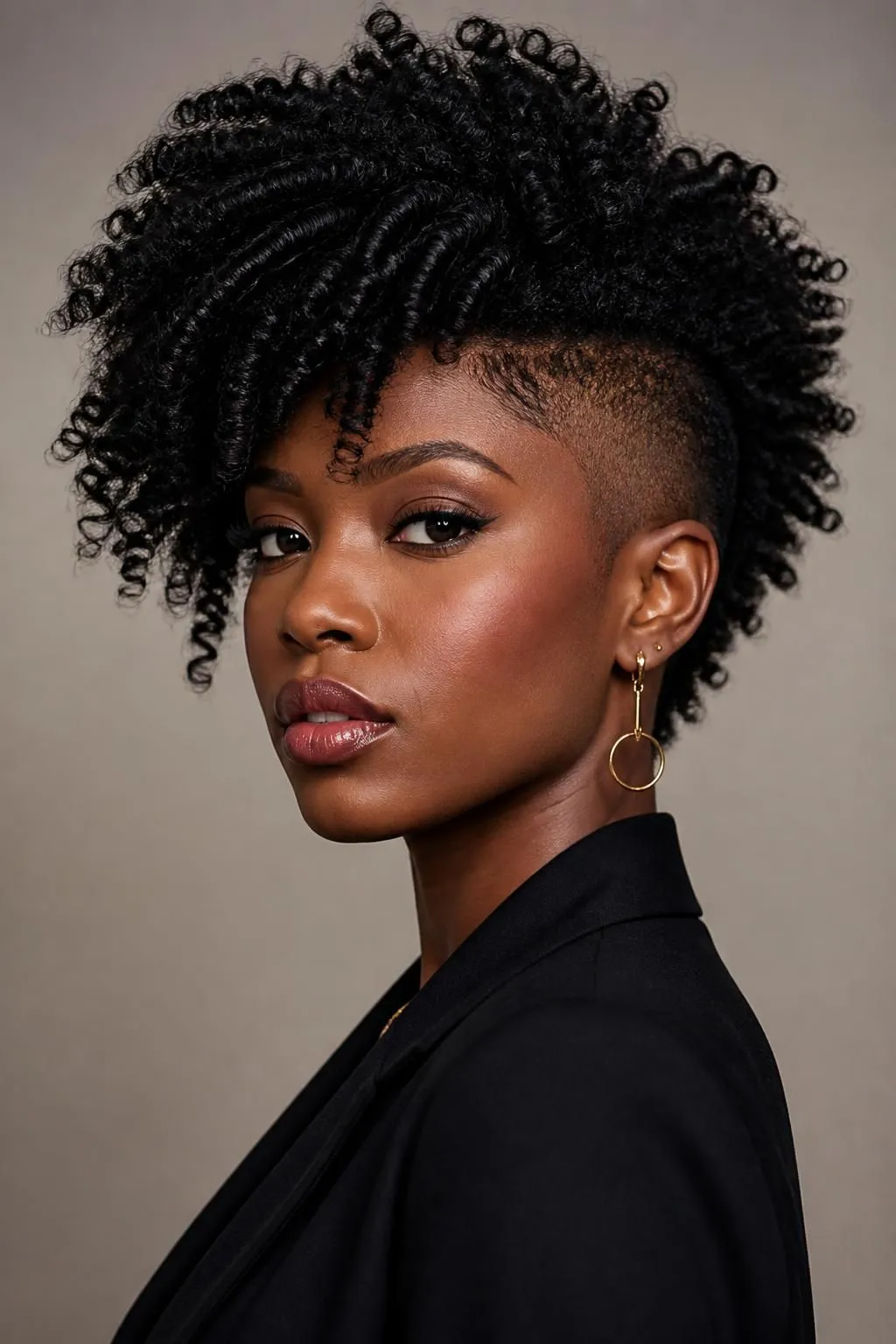 20 One Side Shaved Natural Hairstyles for Black Women Who Love Bold Looks 1 20 One Side Shaved Natural Hairstyles for Black Women Who Love Bold Looks
