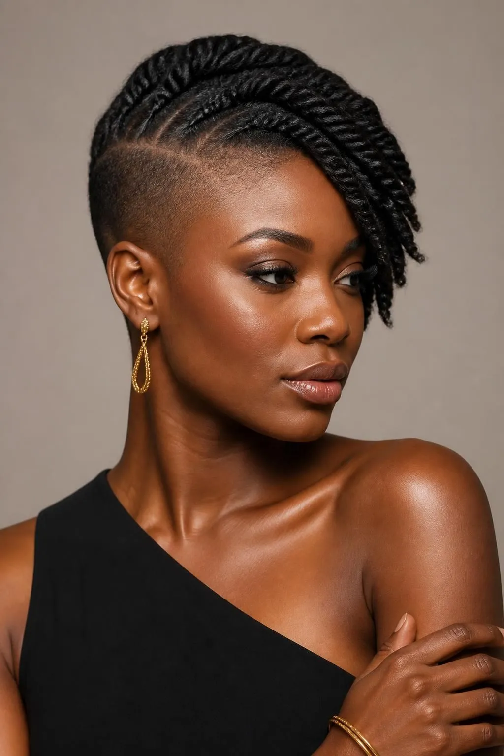 20 One Side Shaved Natural Hairstyles for Black Women Who Love Bold Looks 8 20 One Side Shaved Natural Hairstyles for Black Women Who Love Bold Looks