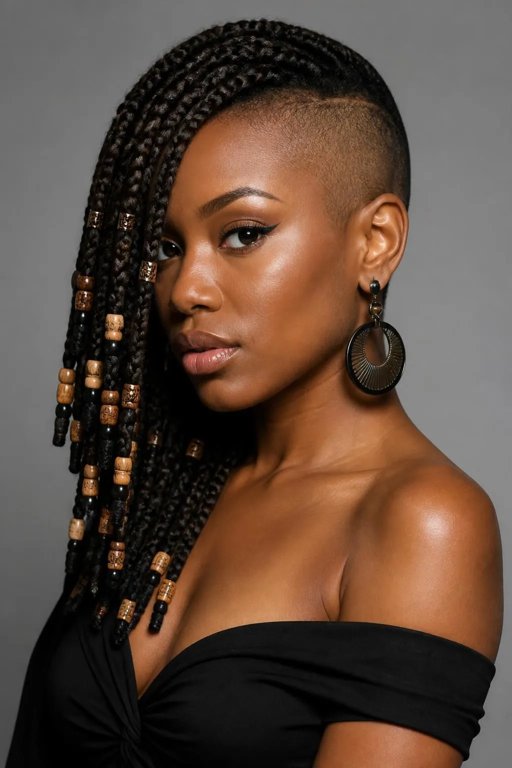20 One Side Shaved Natural Hairstyles for Black Women Who Love Bold Looks 12 20 One Side Shaved Natural Hairstyles for Black Women Who Love Bold Looks