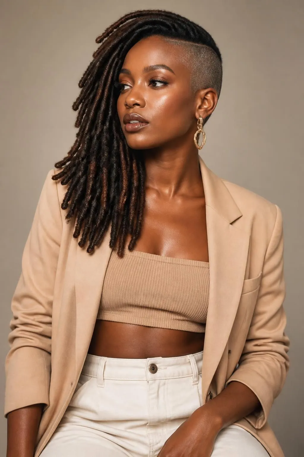 20 One Side Shaved Natural Hairstyles for Black Women Who Love Bold Looks 14 20 One Side Shaved Natural Hairstyles for Black Women Who Love Bold Looks
