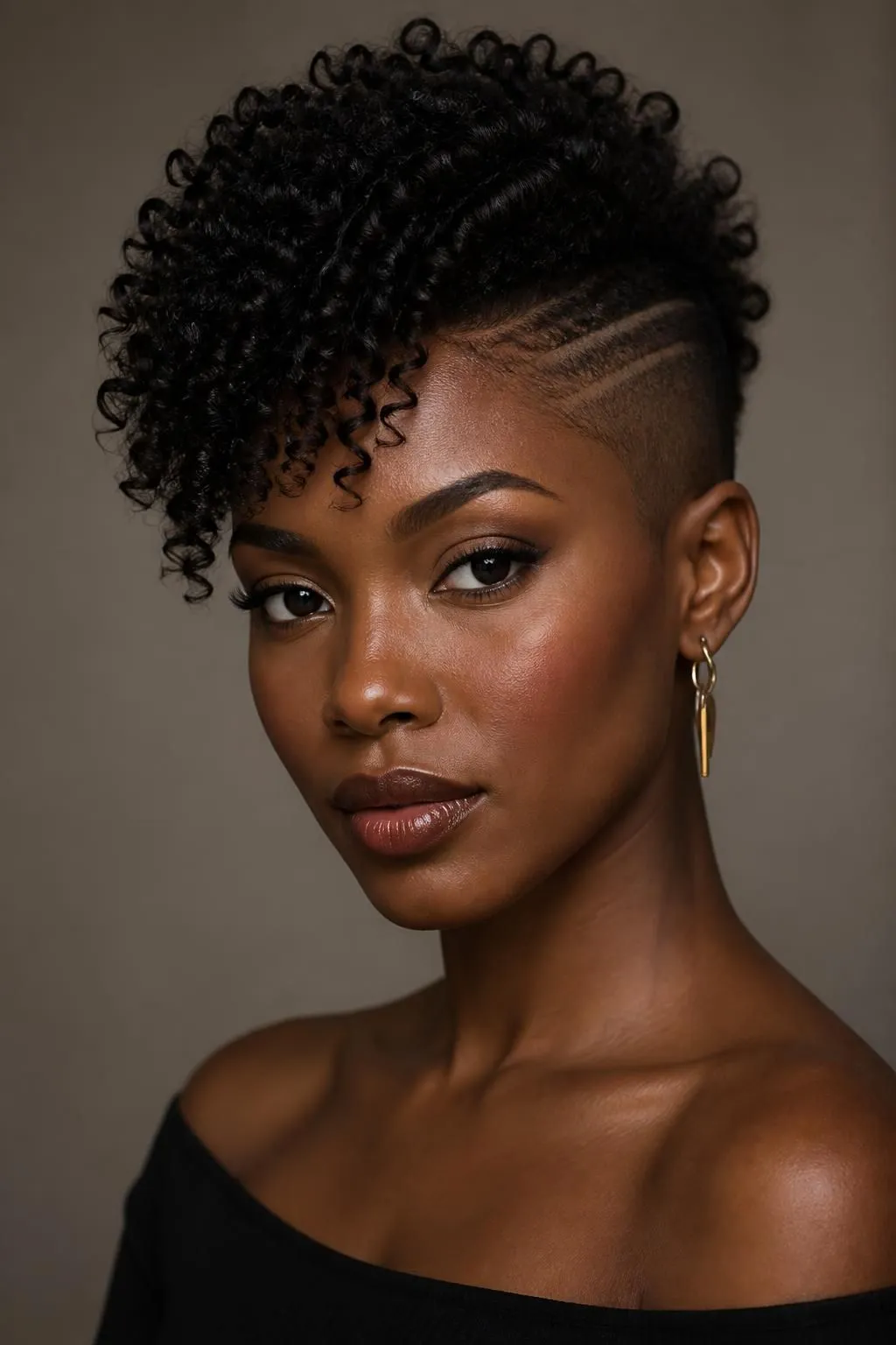 20 One Side Shaved Natural Hairstyles for Black Women Who Love Bold Looks 15 20 One Side Shaved Natural Hairstyles for Black Women Who Love Bold Looks