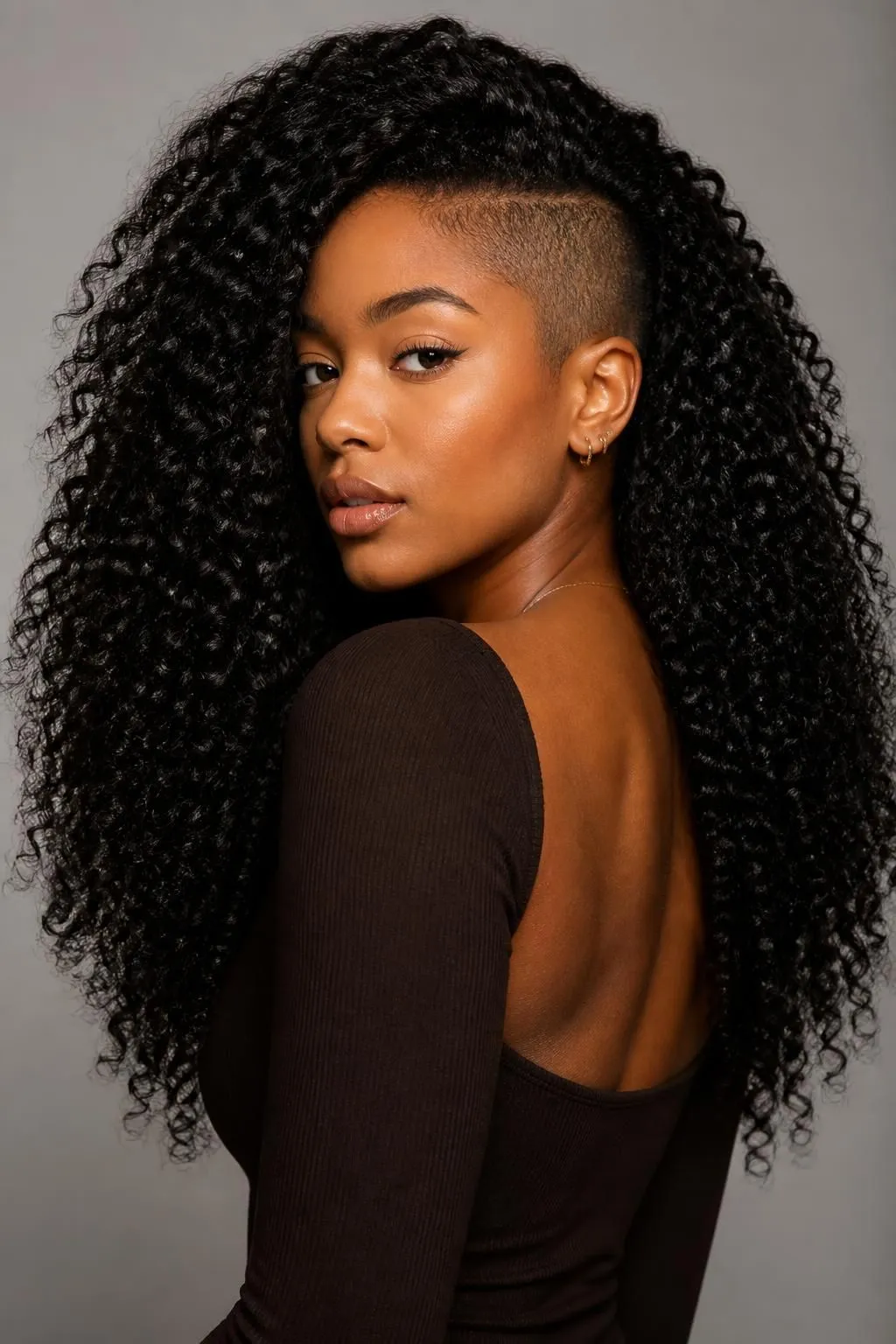 20 One Side Shaved Natural Hairstyles for Black Women Who Love Bold Looks 19 20 One Side Shaved Natural Hairstyles for Black Women Who Love Bold Looks