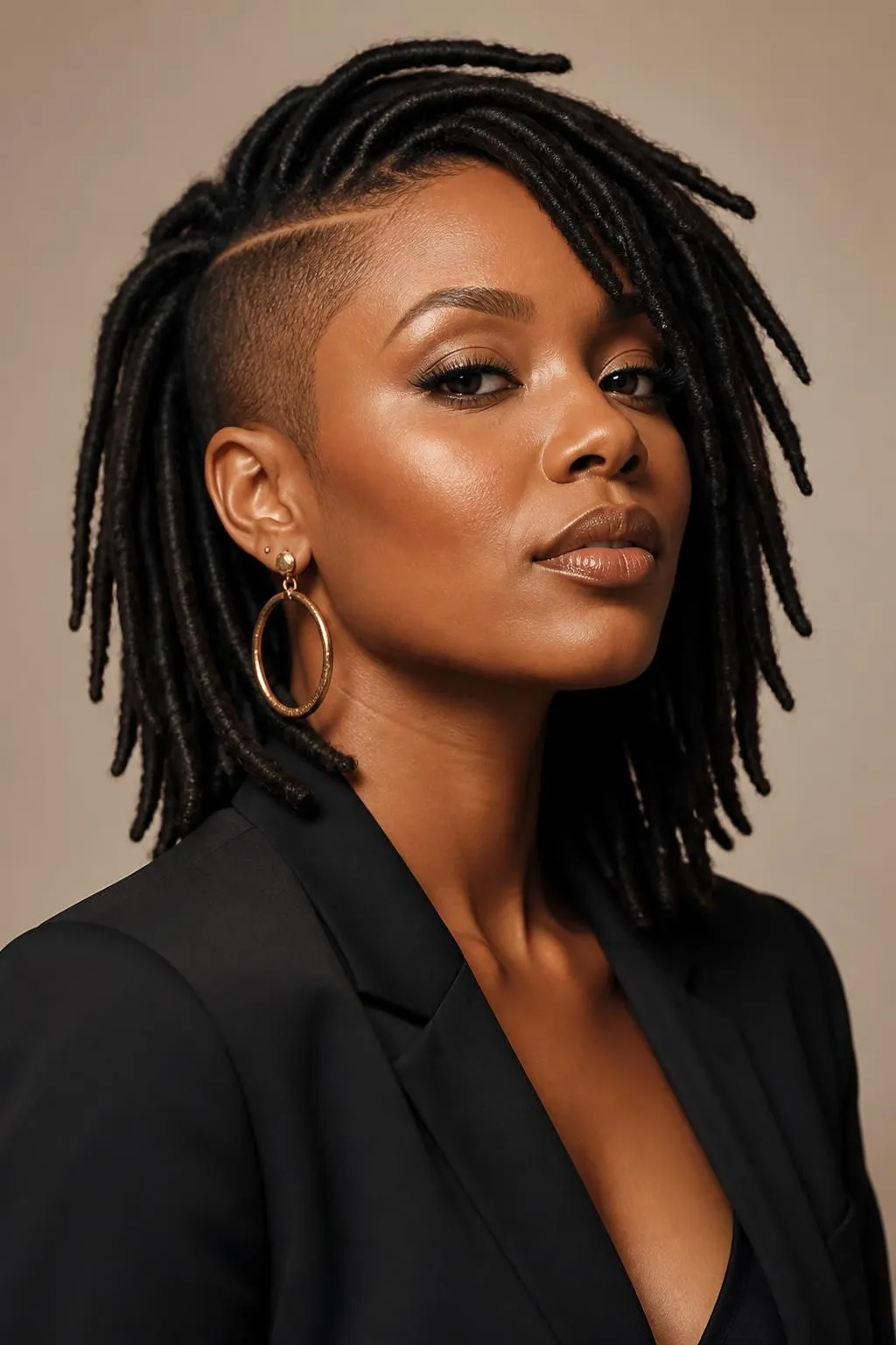 18 Shaved Side Locs Hairstyles for Black Women Obsessed with Edge 1 18 Shaved Side Locs Hairstyles for Black Women Obsessed with Edge