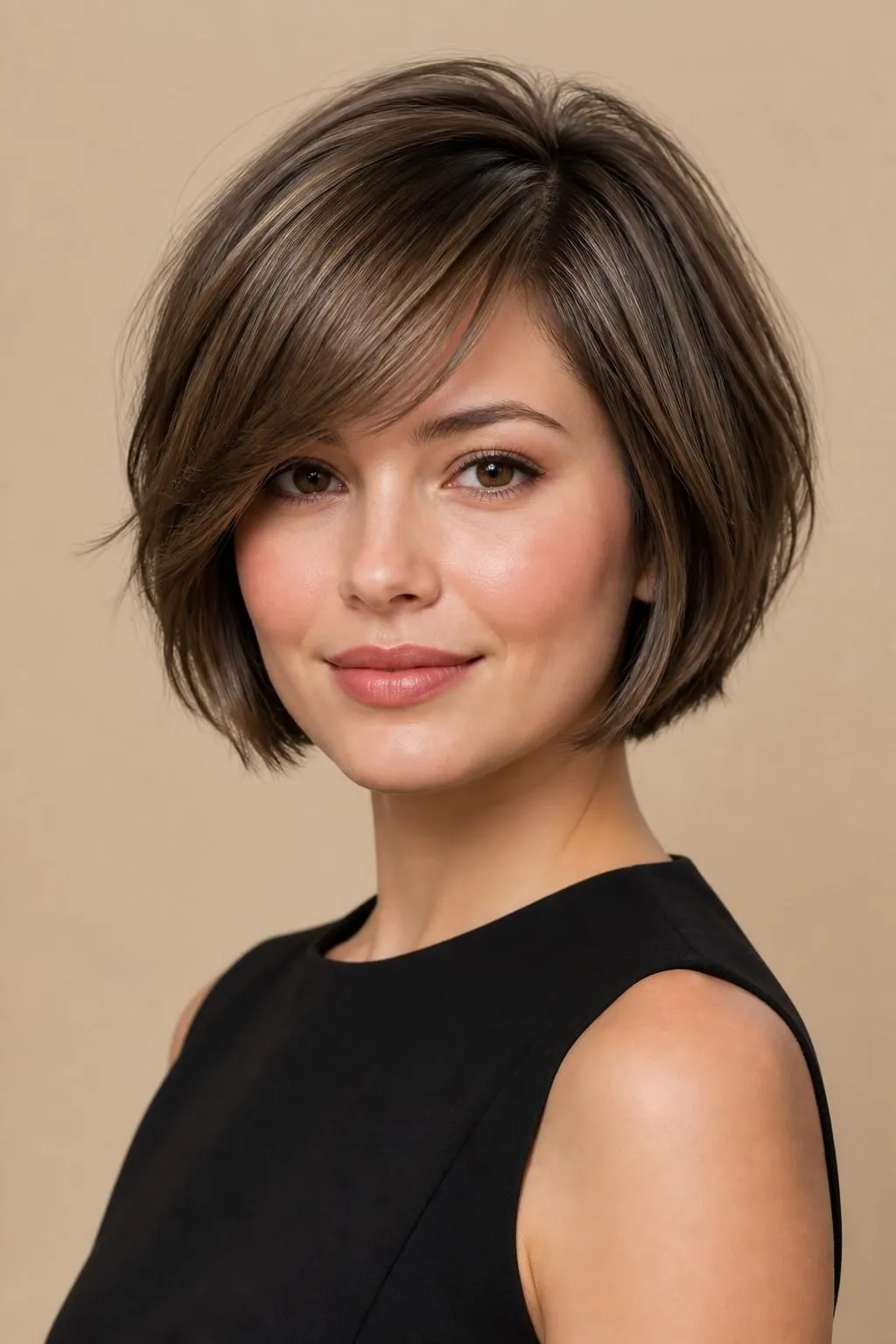 18 Short Bob Ideas for Fine Hair & Round Faces