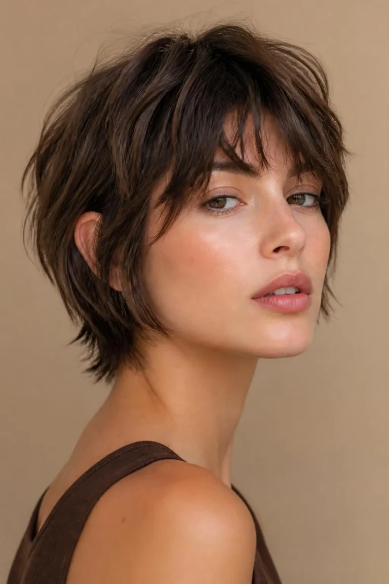 11 Short Shaggy Bob Ideas for Effortless Texture