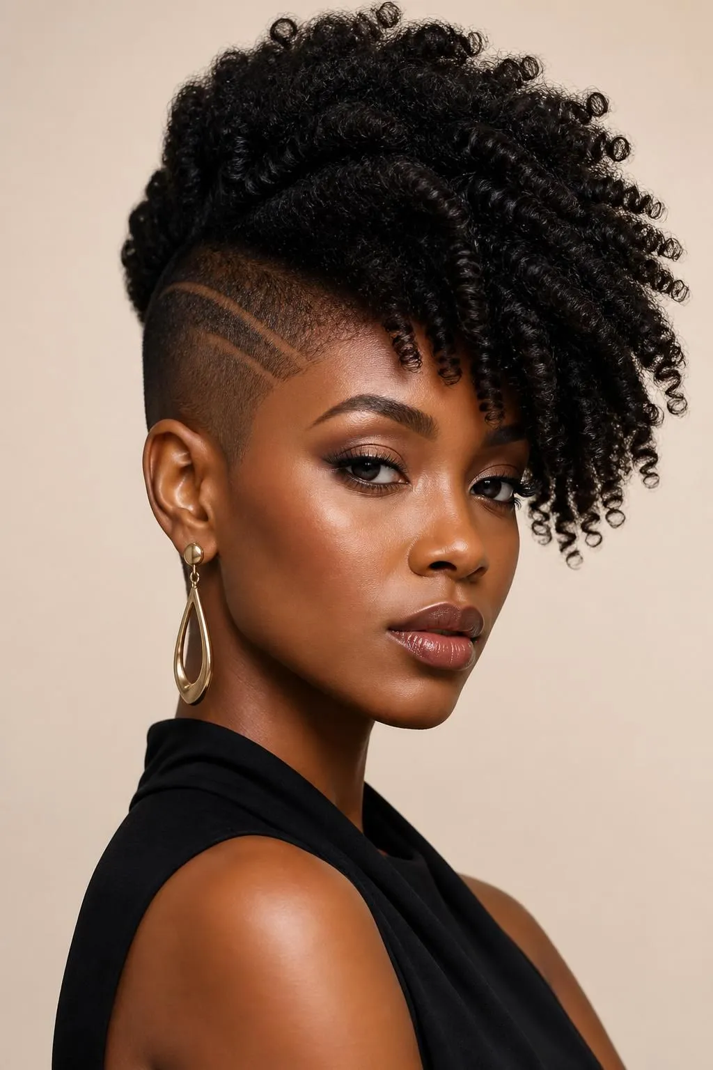 12 Side Shaved Afro Hairstyles for Black Women
