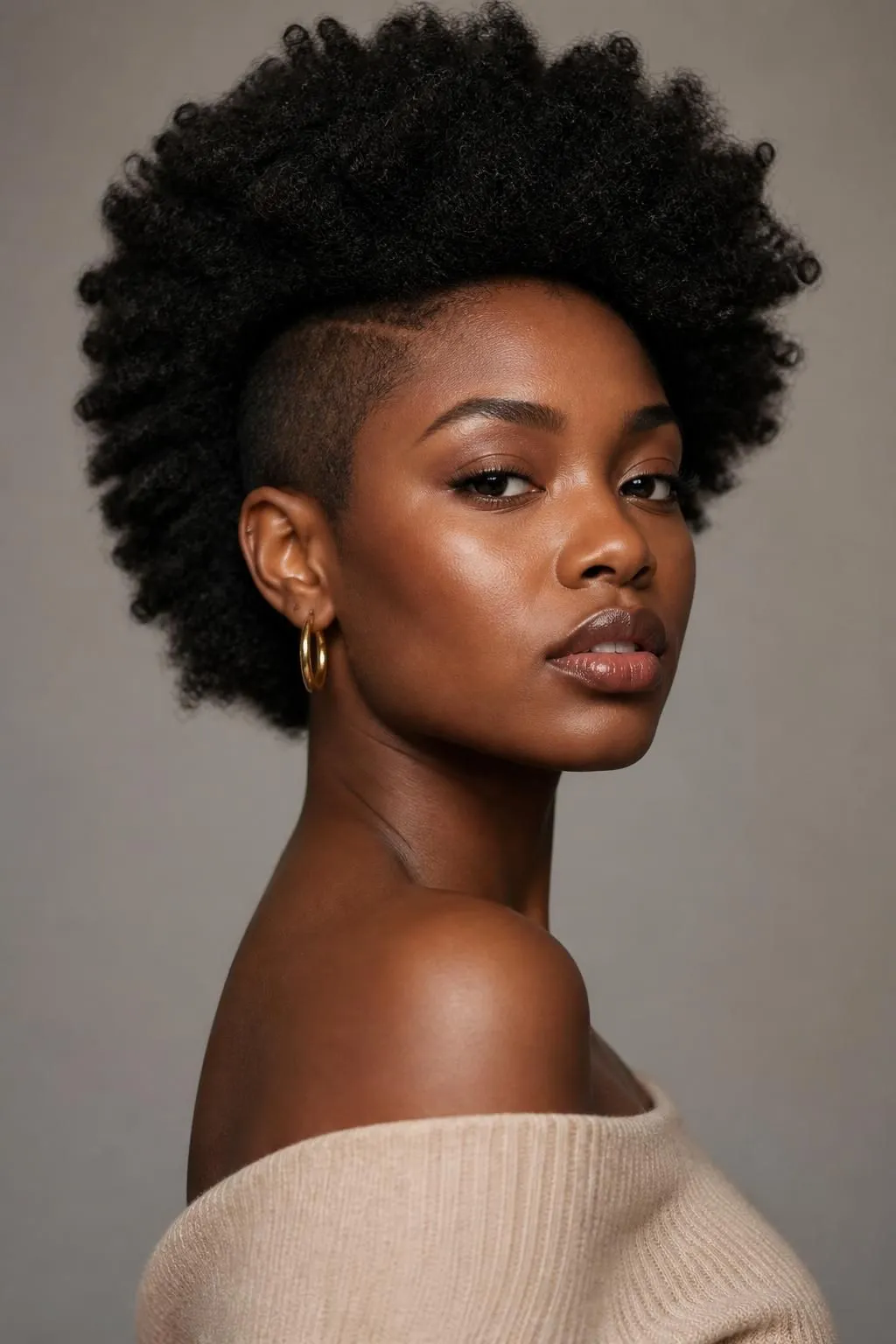 12 Side Shaved Afro Hairstyles for Black Women