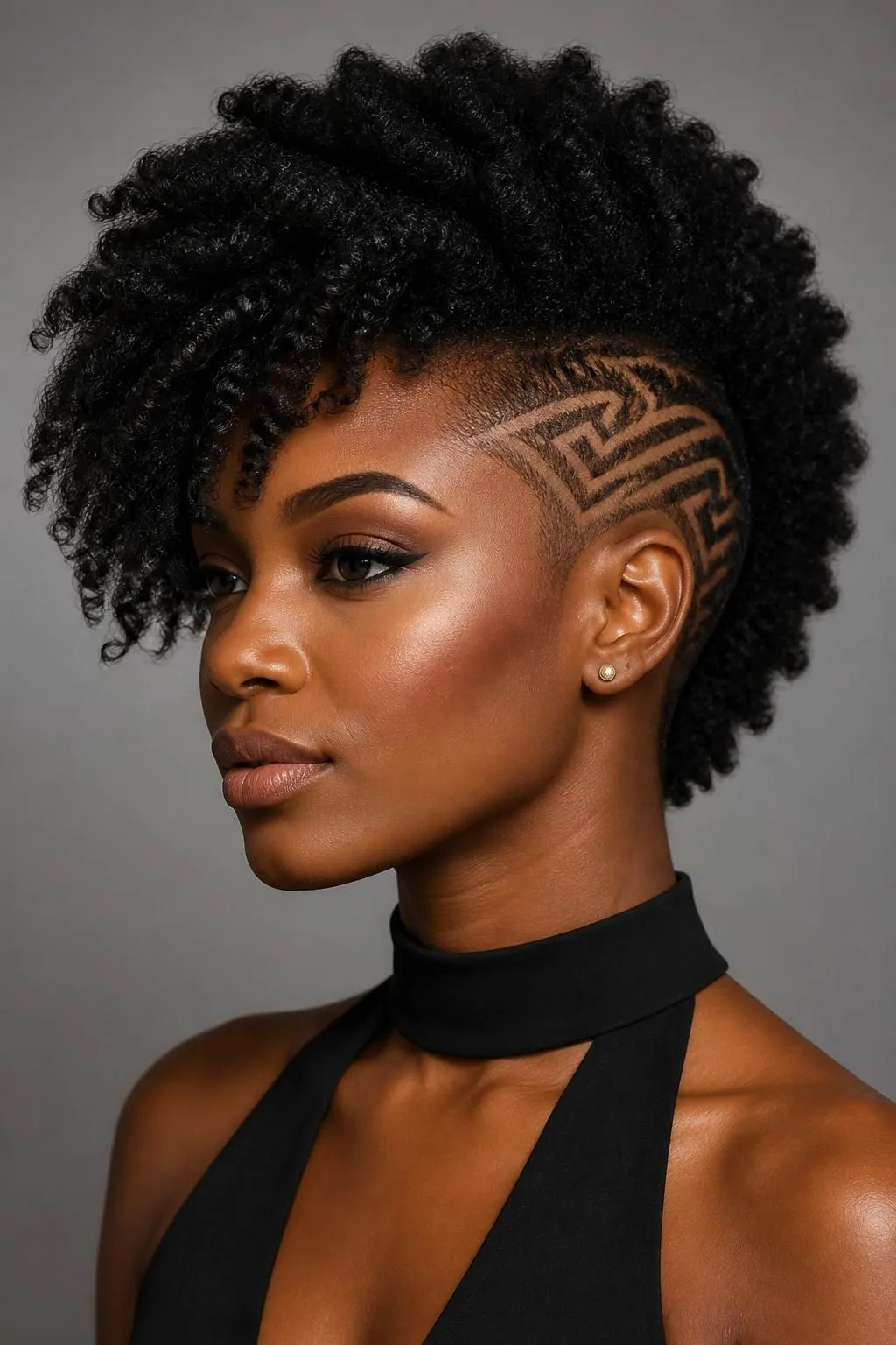 12 Side Shaved Afro Hairstyles for Black Women