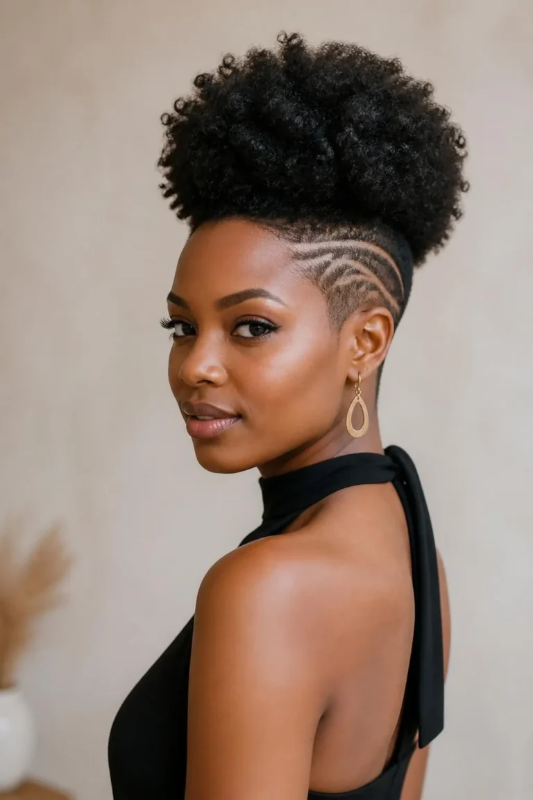 15 Undercut Natural Hair Ideas for Black Women with Type 4 Curls
