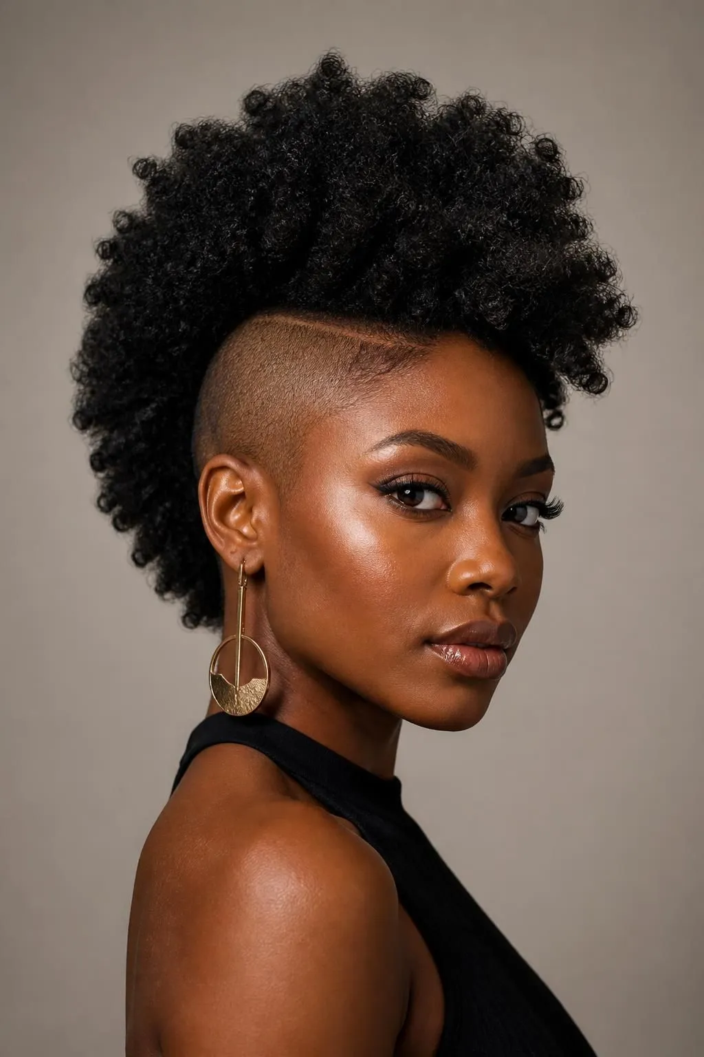 15 Undercut Natural Hair Ideas for Black Women with Type 4 Curls