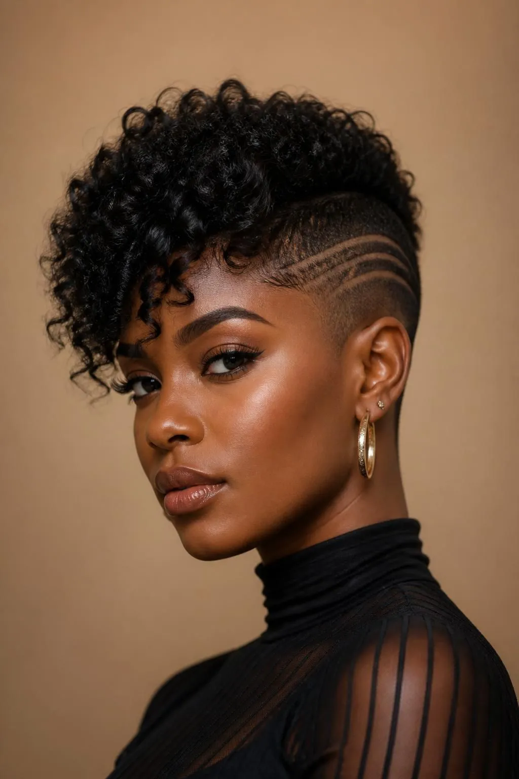 15 Undercut Natural Hair Ideas for Black Women with Type 4 Curls