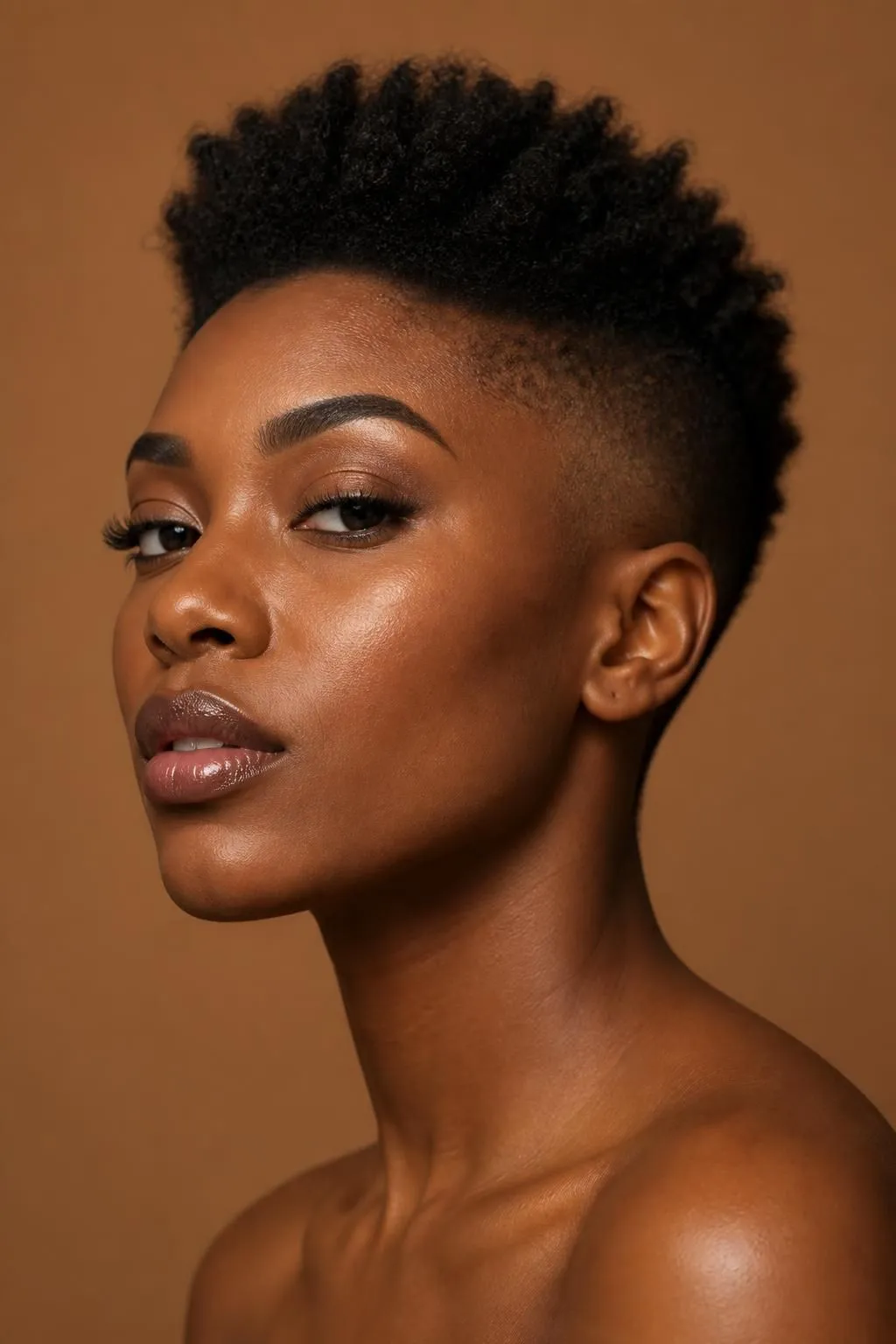 15 Undercut Natural Hair Ideas for Black Women with Type 4 Curls