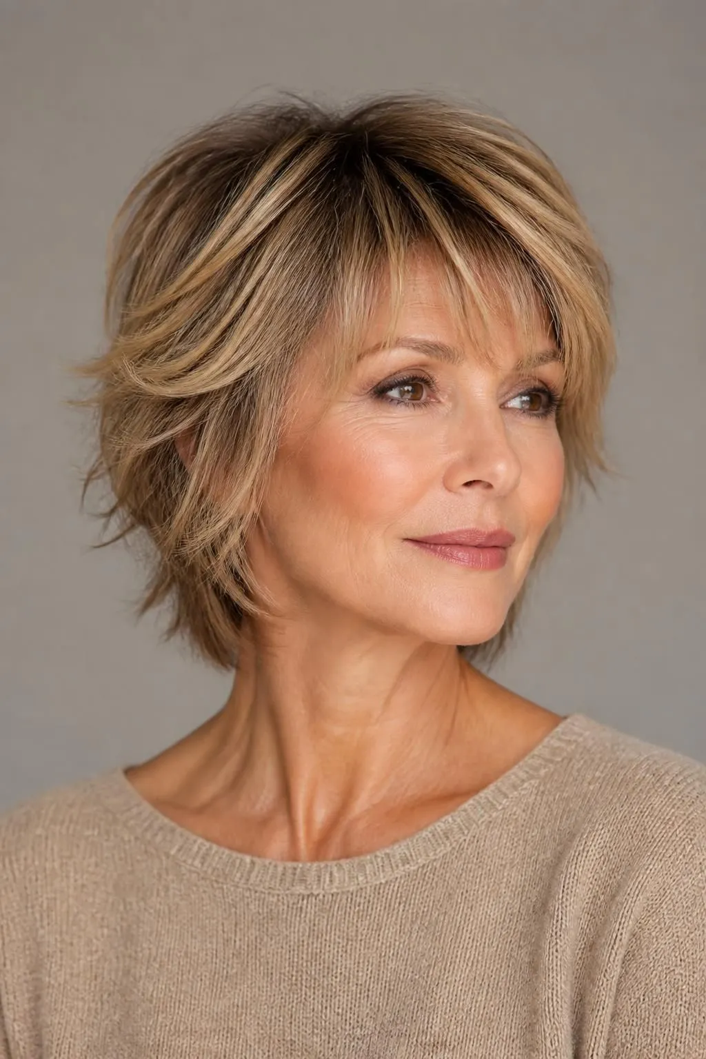 20 Layered Short Shag Haircuts for Women Over 50 Wanting a Fresh Modern Style 7 20 Layered Short Shag Haircuts for Women Over 50 Wanting a Fresh Modern Style