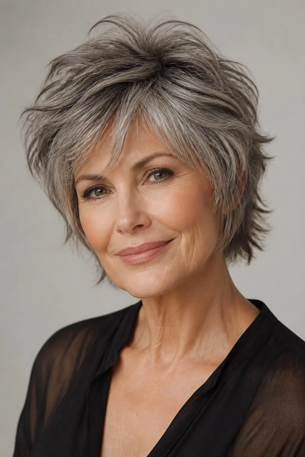 20 Layered Short Shag Haircuts for Women Over 50 Wanting a Fresh Modern Style 9 20 Layered Short Shag Haircuts for Women Over 50 Wanting a Fresh Modern Style