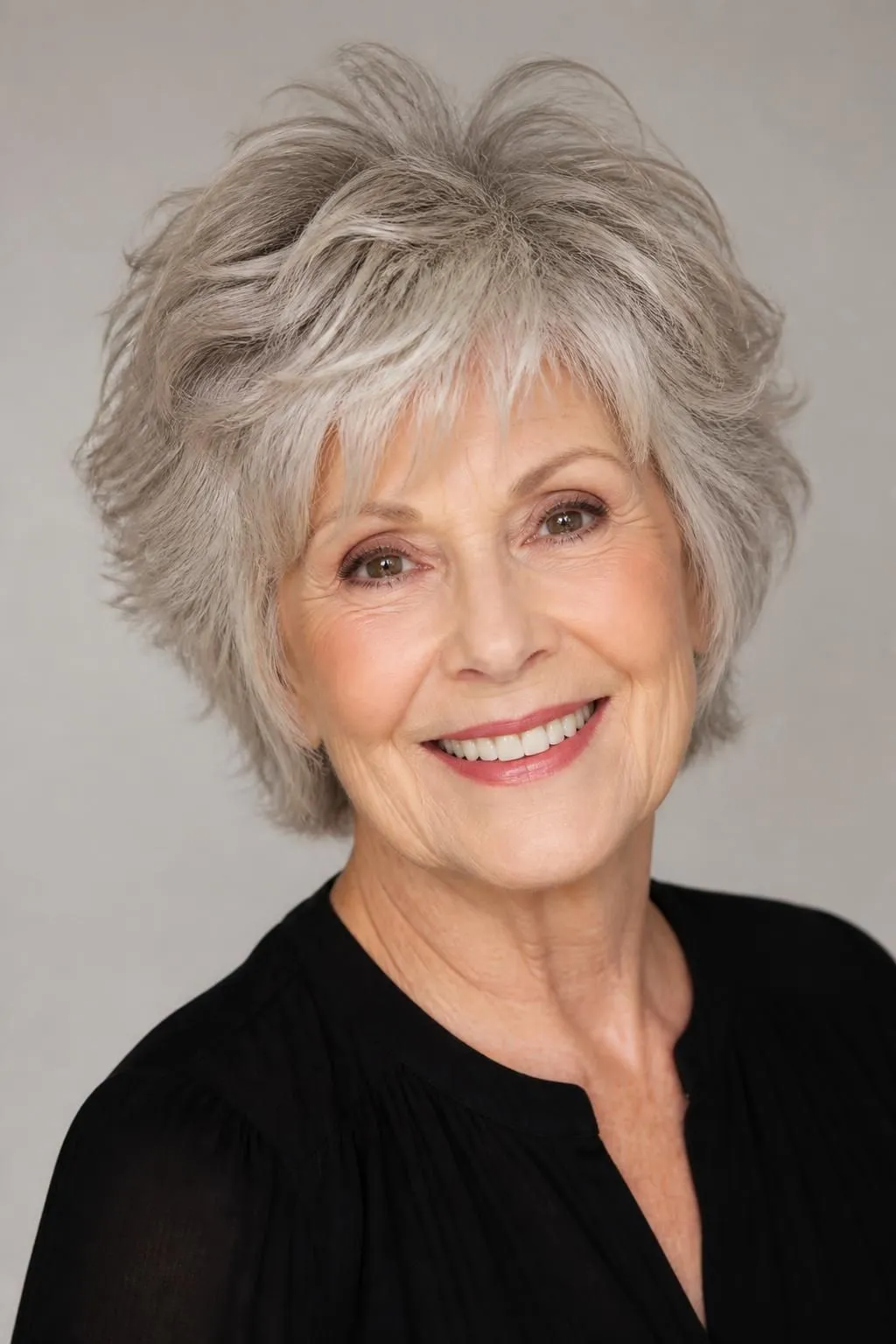 22 Short Shag Haircuts for Women Over 70 Wanting a Graceful, Low-Maintenance Look 7 22 Short Shag Haircuts for Women Over 70 Wanting a Graceful, Low-Maintenance Look