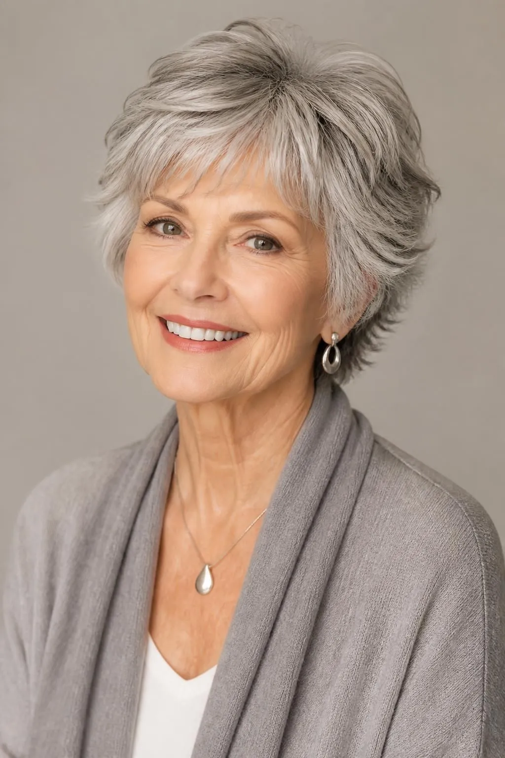 22 Short Shag Haircuts for Women Over 70 Wanting a Graceful, Low-Maintenance Look 9 22 Short Shag Haircuts for Women Over 70 Wanting a Graceful, Low-Maintenance Look