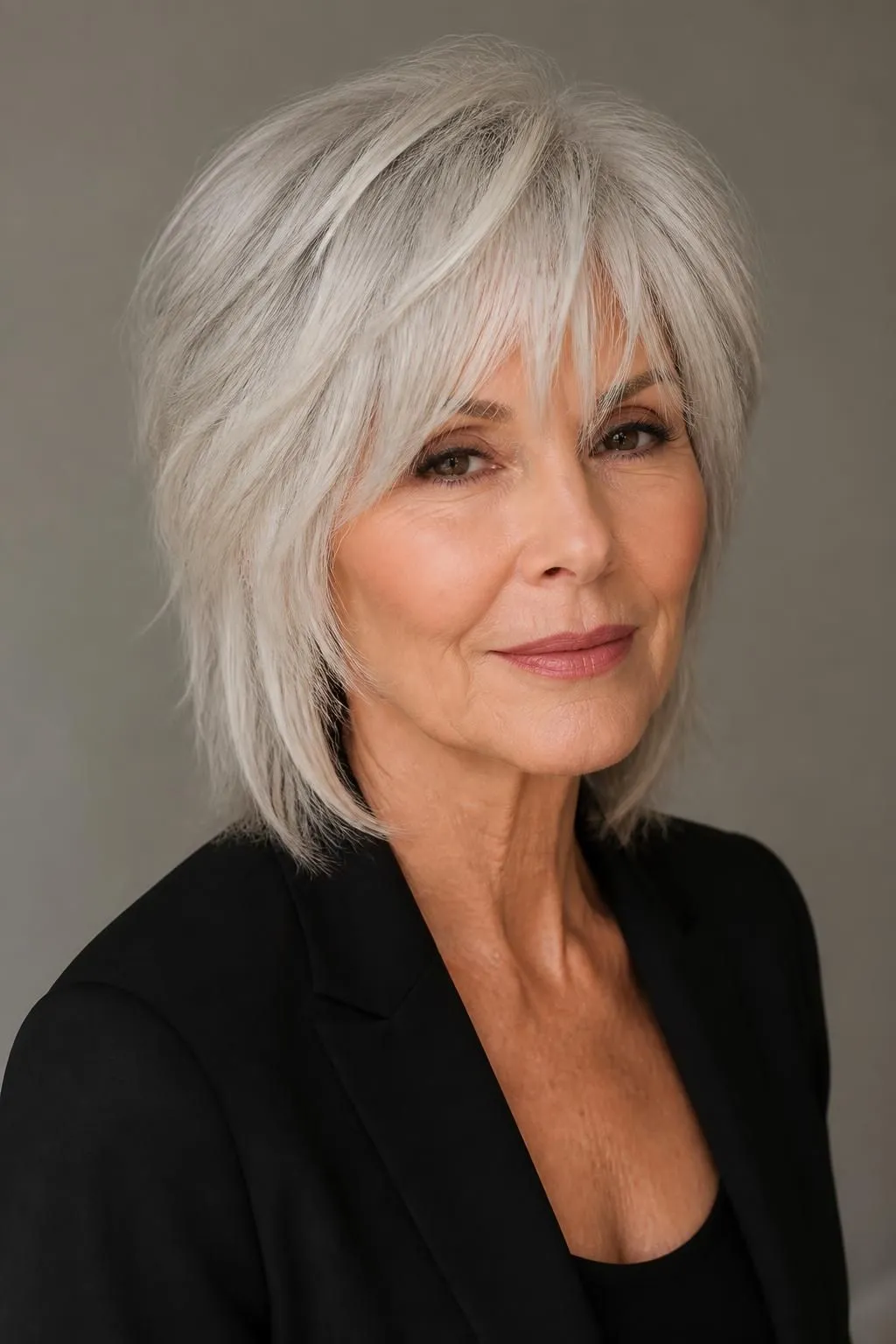 22 Short Shag Haircuts for Women Over 70 Wanting a Graceful, Low-Maintenance Look 11 22 Short Shag Haircuts for Women Over 70 Wanting a Graceful, Low-Maintenance Look