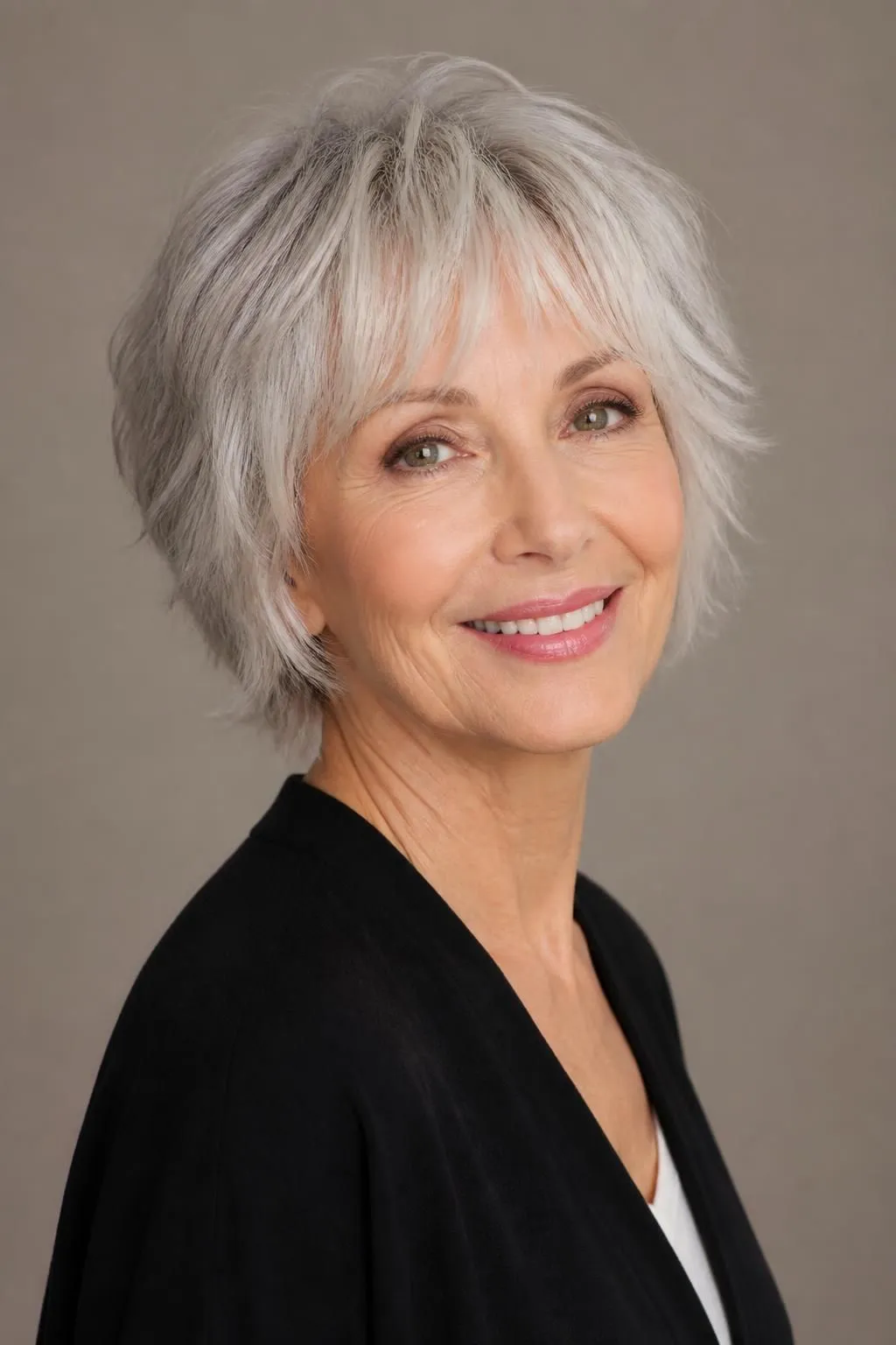 22 Short Shag Haircuts for Women Over 70 Wanting a Graceful, Low-Maintenance Look 15 22 Short Shag Haircuts for Women Over 70 Wanting a Graceful, Low-Maintenance Look