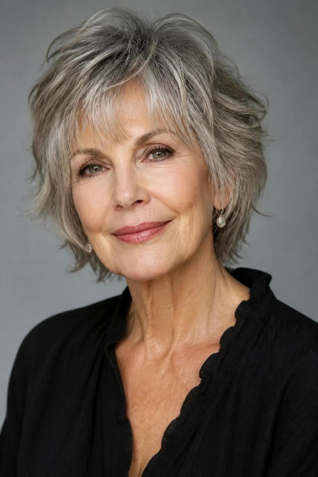 22 Short Shag Haircuts for Women Over 70 Wanting a Graceful, Low-Maintenance Look 16 22 Short Shag Haircuts for Women Over 70 Wanting a Graceful, Low-Maintenance Look