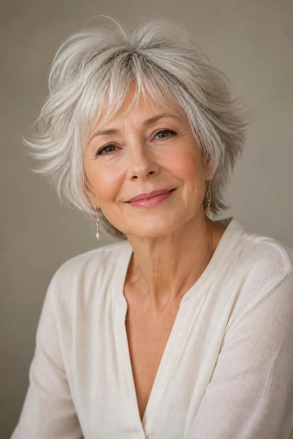 22 Short Shag Haircuts for Women Over 70 Wanting a Graceful, Low-Maintenance Look 17 22 Short Shag Haircuts for Women Over 70 Wanting a Graceful, Low-Maintenance Look