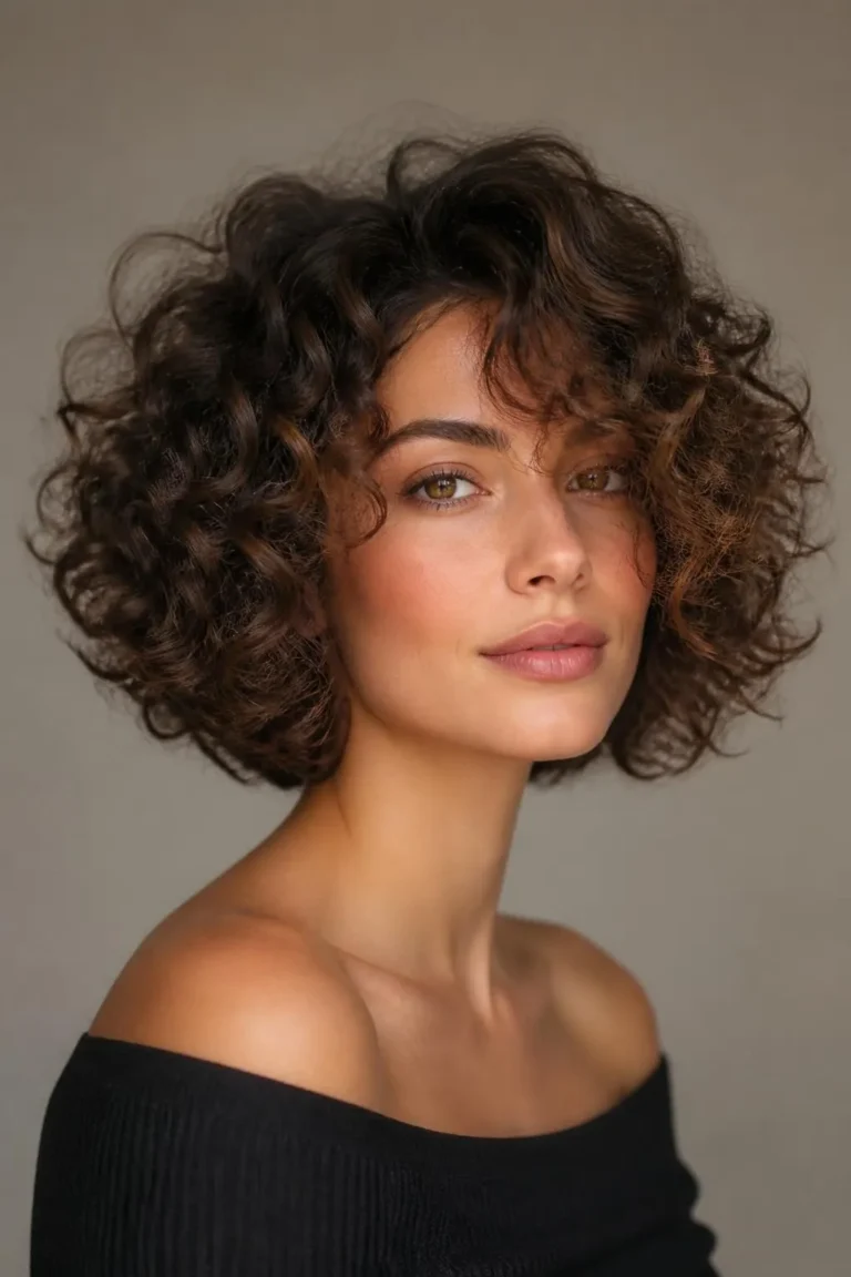 18 Curly Bob Hairstyles for Women Wanting Defined Bouncy Natural Looking Curls