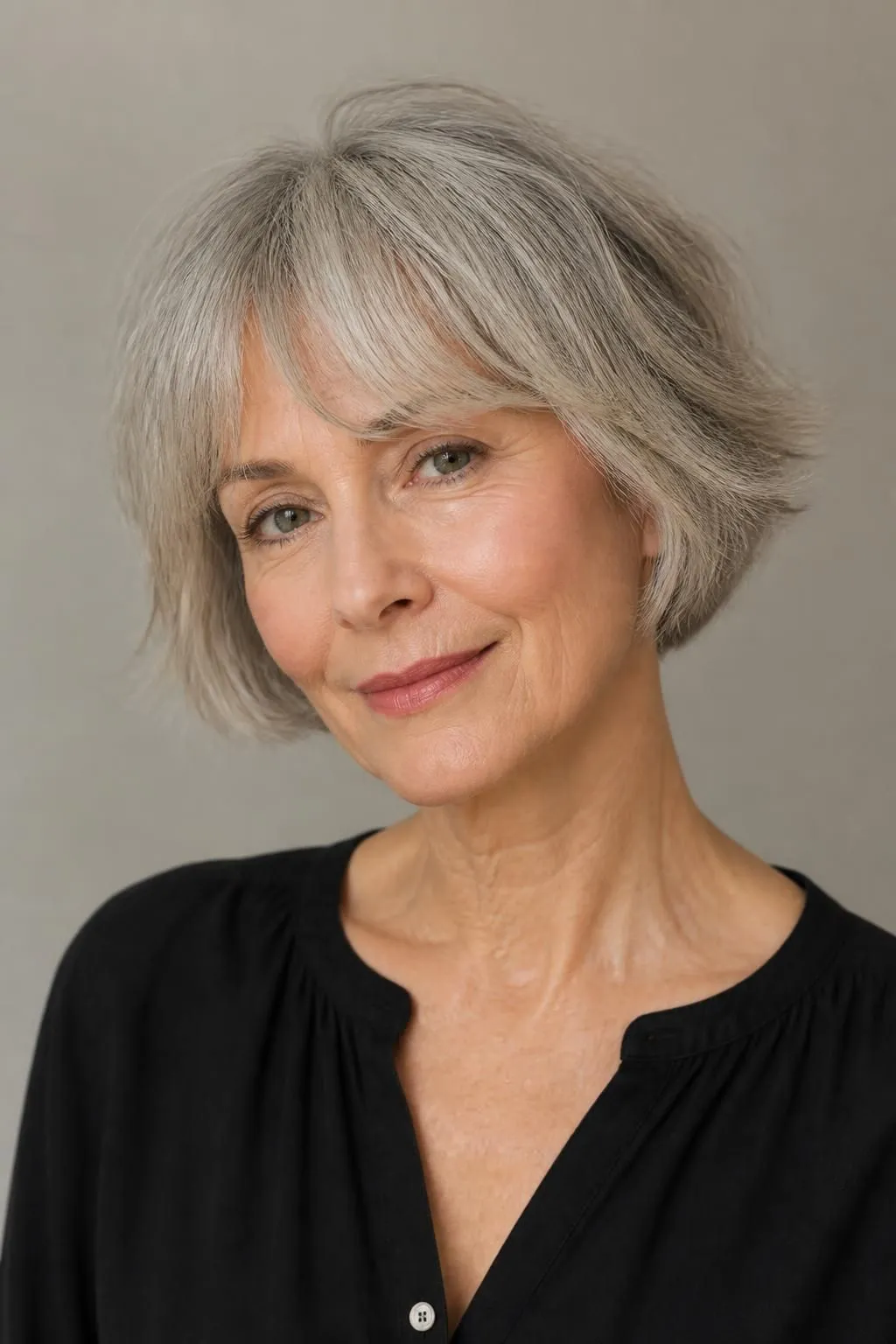 23 Hairstyles For Thin Fine Gray Hair That Look Fuller Instantly