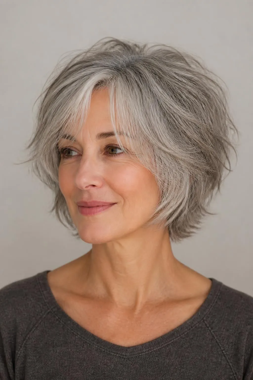 23 Hairstyles For Thin Fine Gray Hair That Look Fuller Instantly