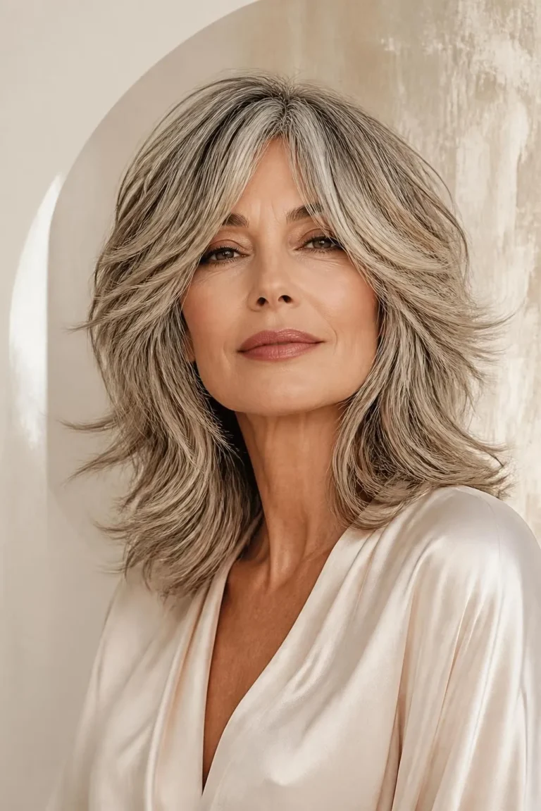18 Layered Shag Hairstyles for Women Over 50 With Fine Hair Wanting a Fuller Look