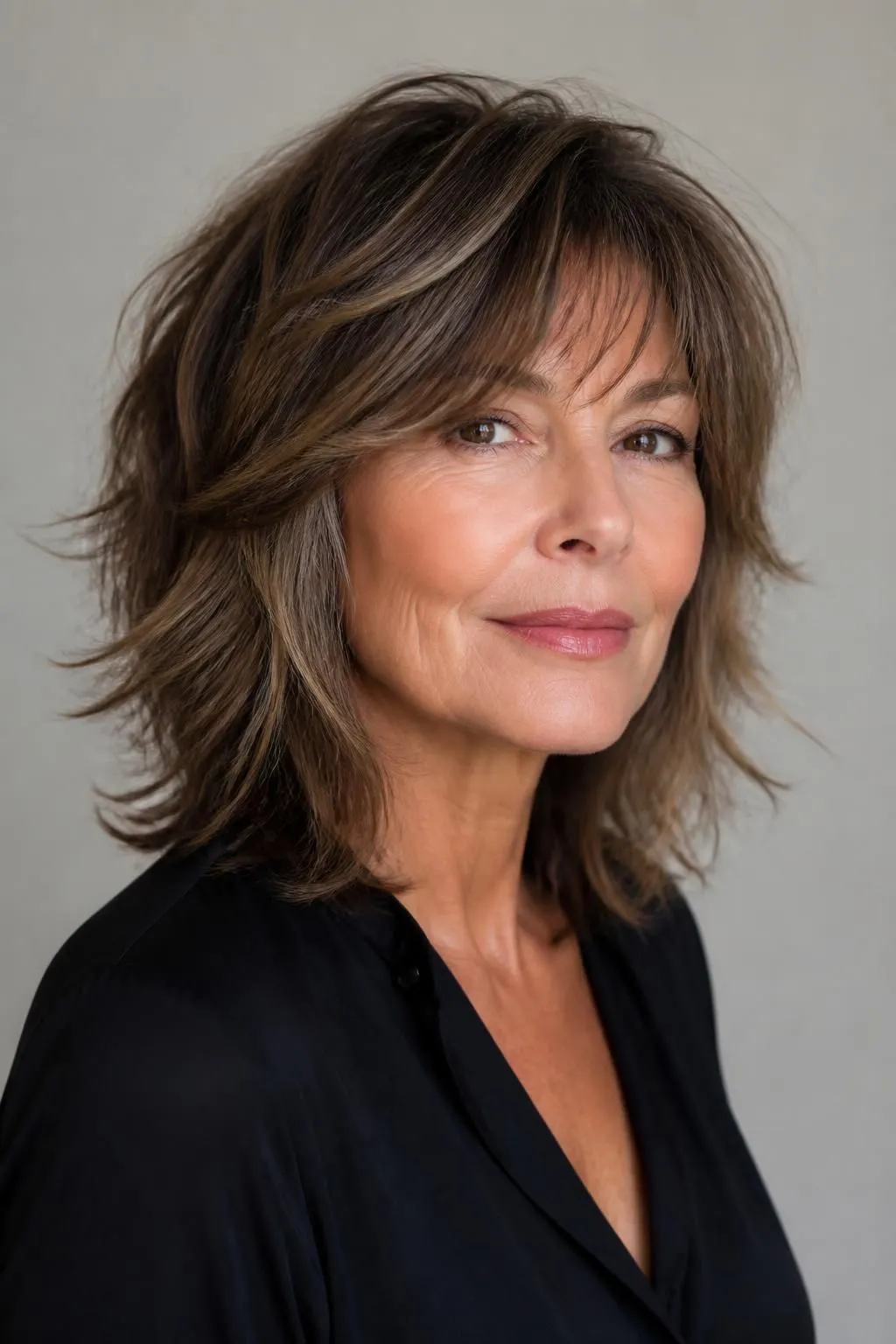 18 Layered Shag Hairstyles for Women Over 50 With Fine Hair Wanting a Fuller Look 7 18 Layered Shag Hairstyles for Women Over 50 With Fine Hair Wanting a Fuller Look