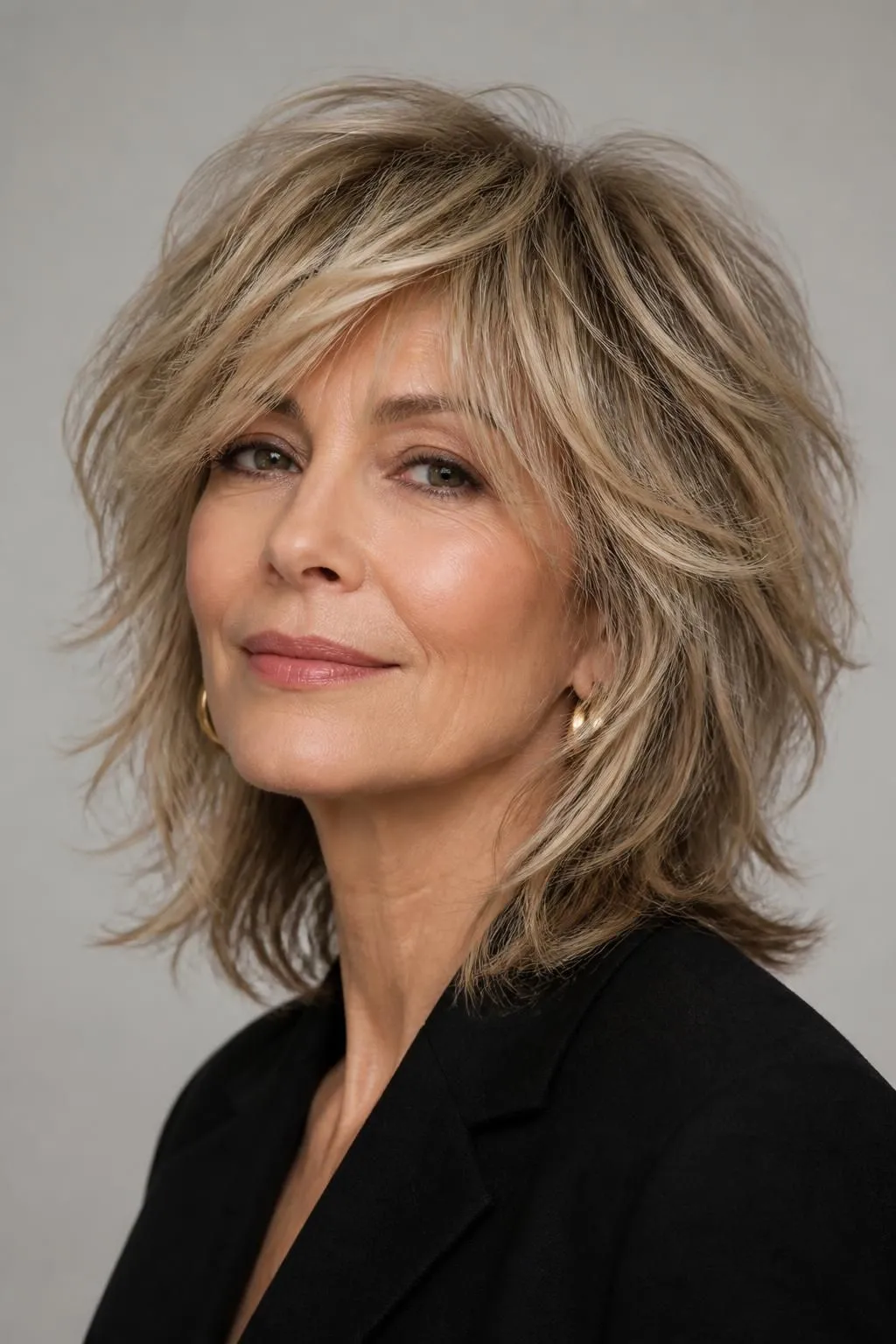 18 Layered Shag Hairstyles for Women Over 50 With Fine Hair Wanting a Fuller Look 8 18 Layered Shag Hairstyles for Women Over 50 With Fine Hair Wanting a Fuller Look