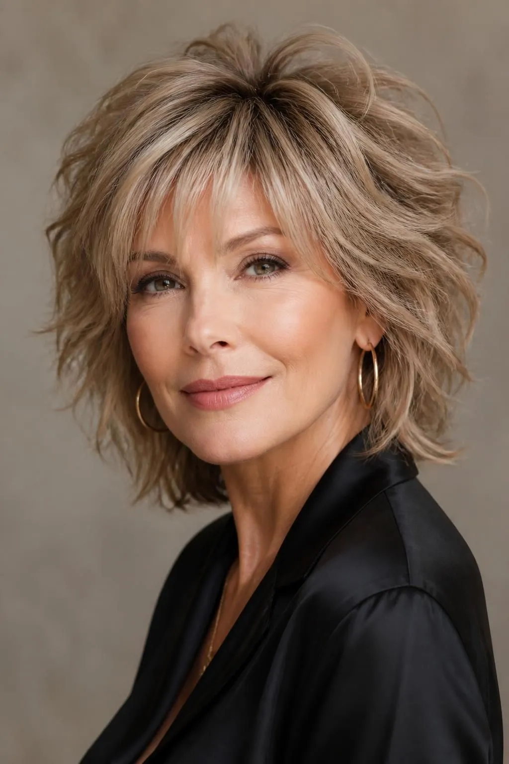 18 Layered Shag Hairstyles for Women Over 50 With Fine Hair Wanting a Fuller Look 9 18 Layered Shag Hairstyles for Women Over 50 With Fine Hair Wanting a Fuller Look