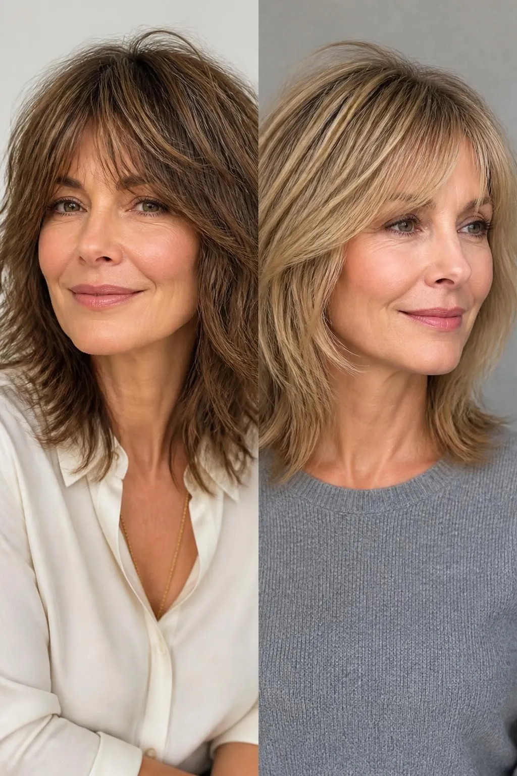 18 Layered Shag Hairstyles for Women Over 50 With Fine Hair Wanting a Fuller Look 17 18 Layered Shag Hairstyles for Women Over 50 With Fine Hair Wanting a Fuller Look