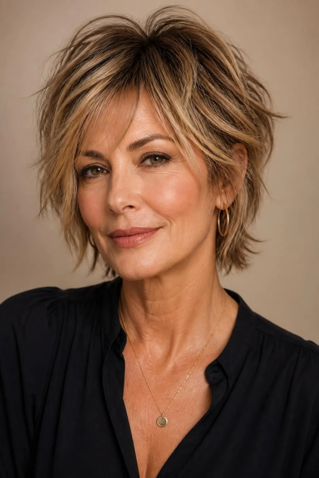 20 Layered Short Shag Haircuts for Women Over 40 Wanting a Trendy Modern Style 5 20 Layered Short Shag Haircuts for Women Over 40 Wanting a Trendy Modern Style