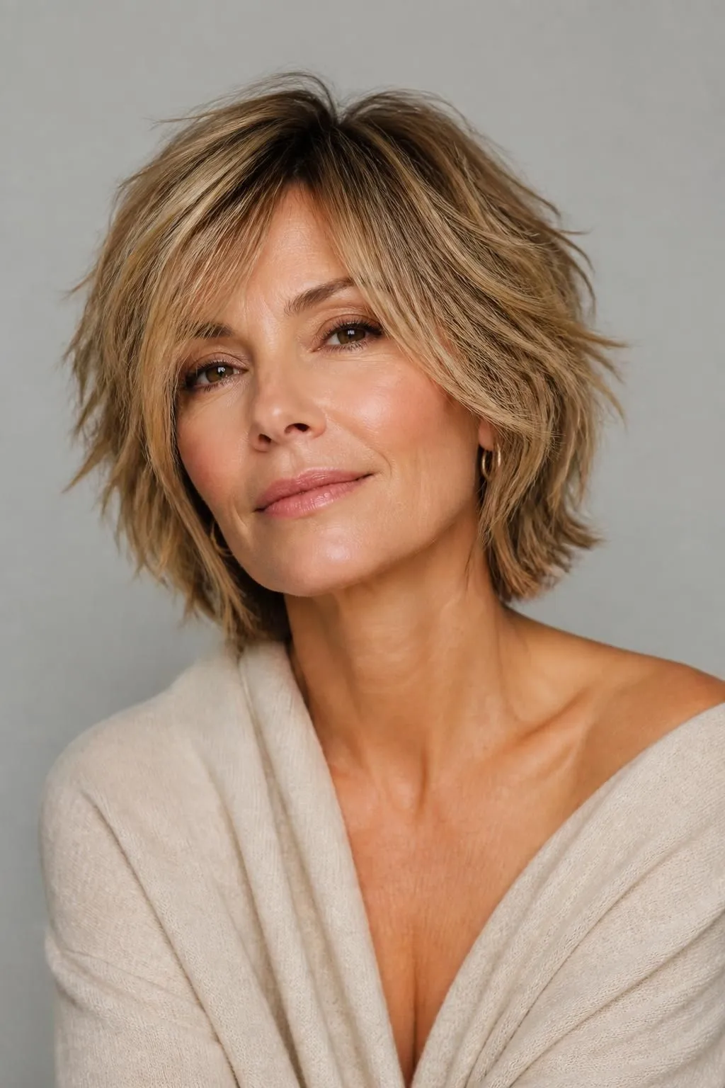 20 Layered Short Shag Haircuts for Women Over 40 Wanting a Trendy Modern Style 9 20 Layered Short Shag Haircuts for Women Over 40 Wanting a Trendy Modern Style
