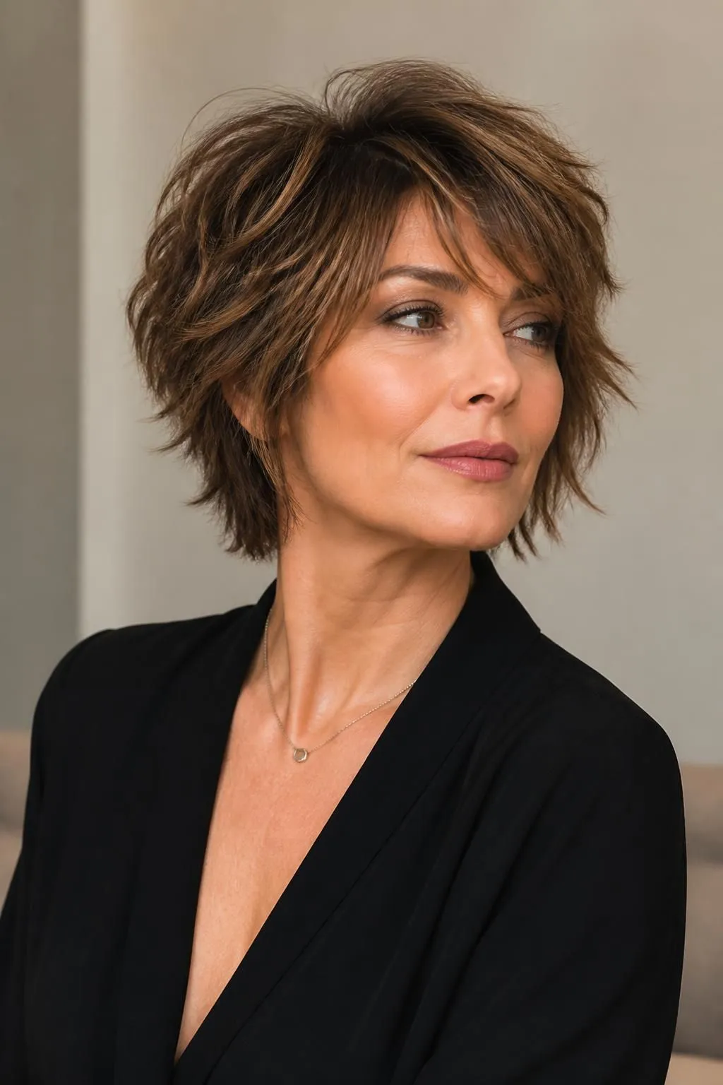 20 Layered Short Shag Haircuts for Women Over 40 Wanting a Trendy Modern Style 13 20 Layered Short Shag Haircuts for Women Over 40 Wanting a Trendy Modern Style