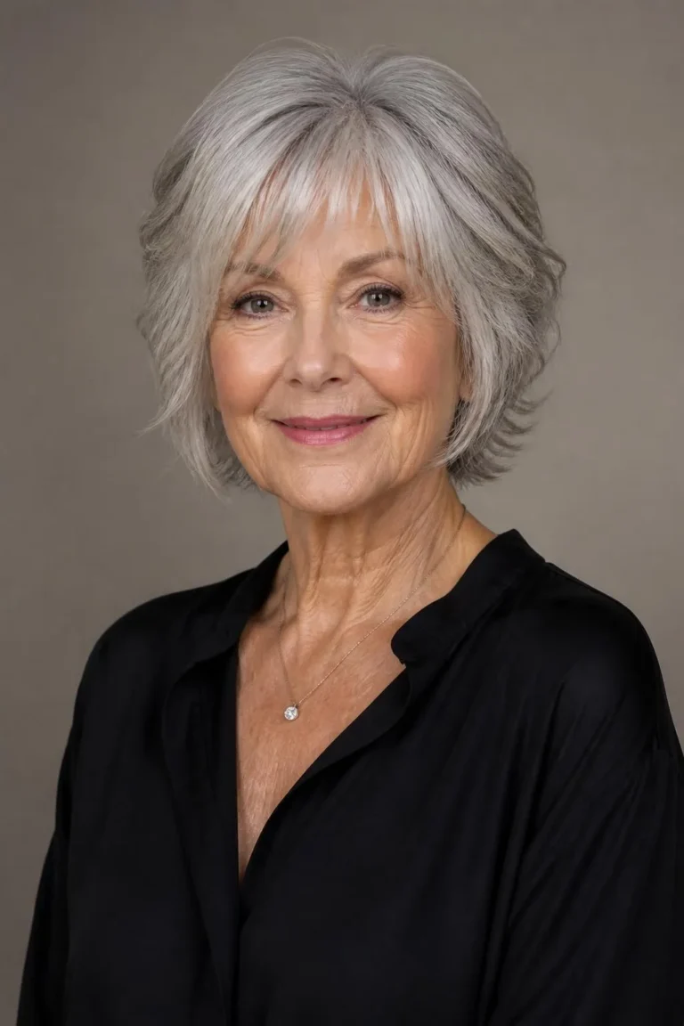 20 Layered Short Shag Haircuts for Women Over 70 Wanting a Timeless Elegant Style