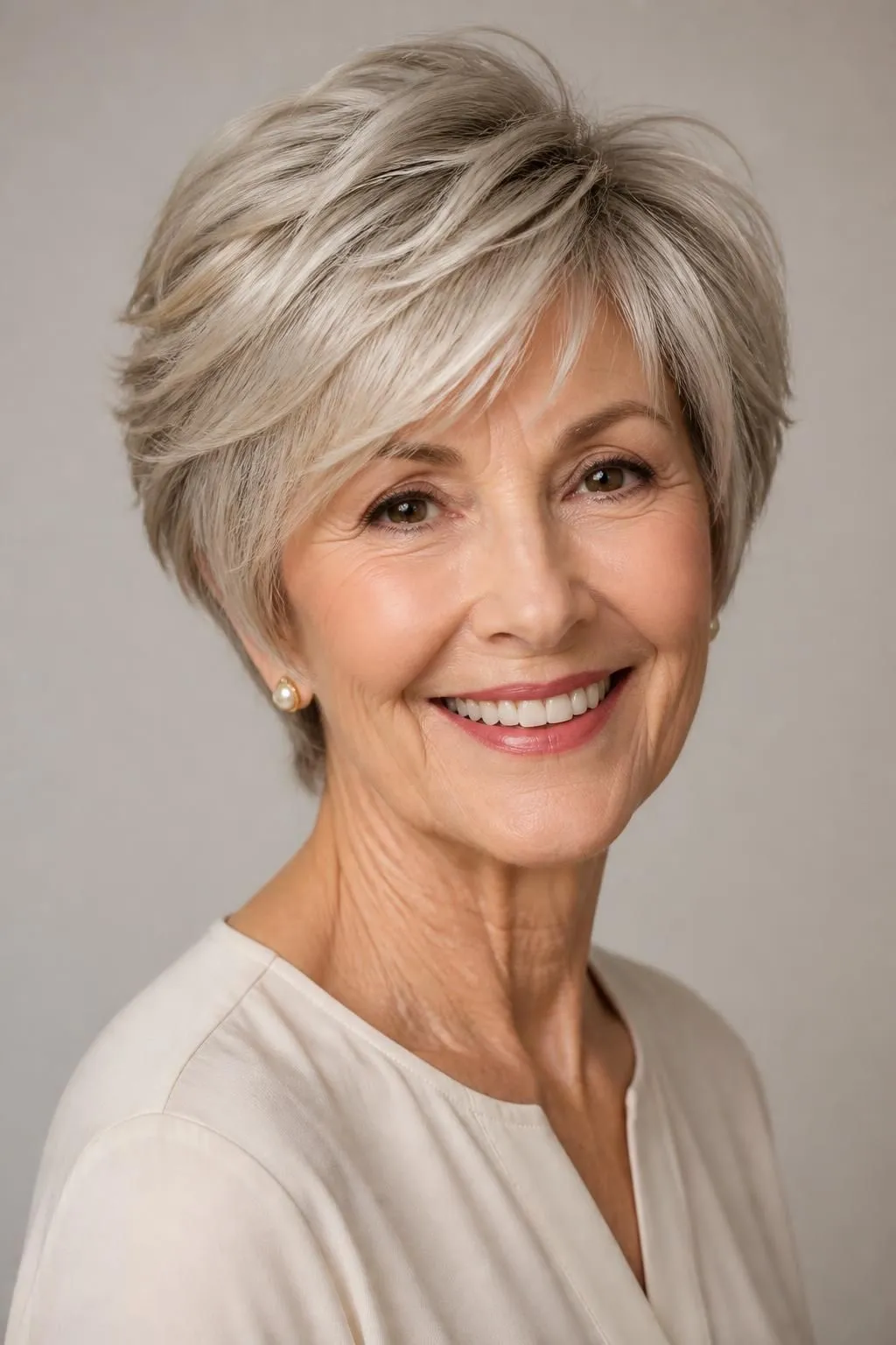 20 Layered Short Shag Haircuts for Women Over 70 Wanting a Timeless Elegant Style