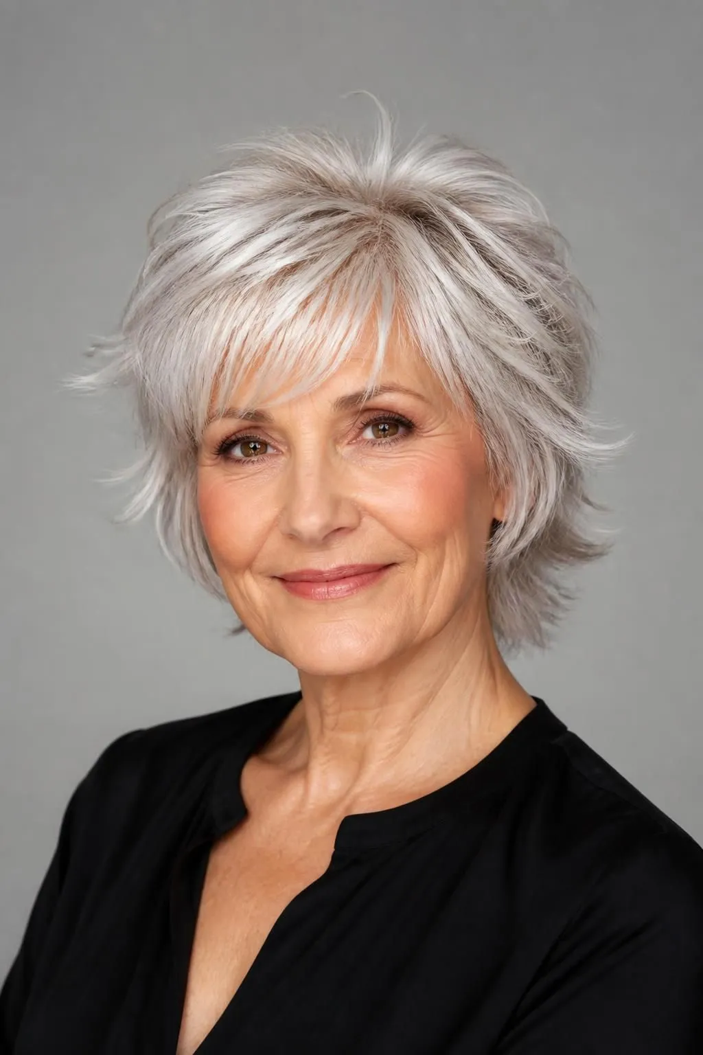 20 Layered Short Shag Haircuts for Women Over 70 Wanting a Timeless Elegant Style