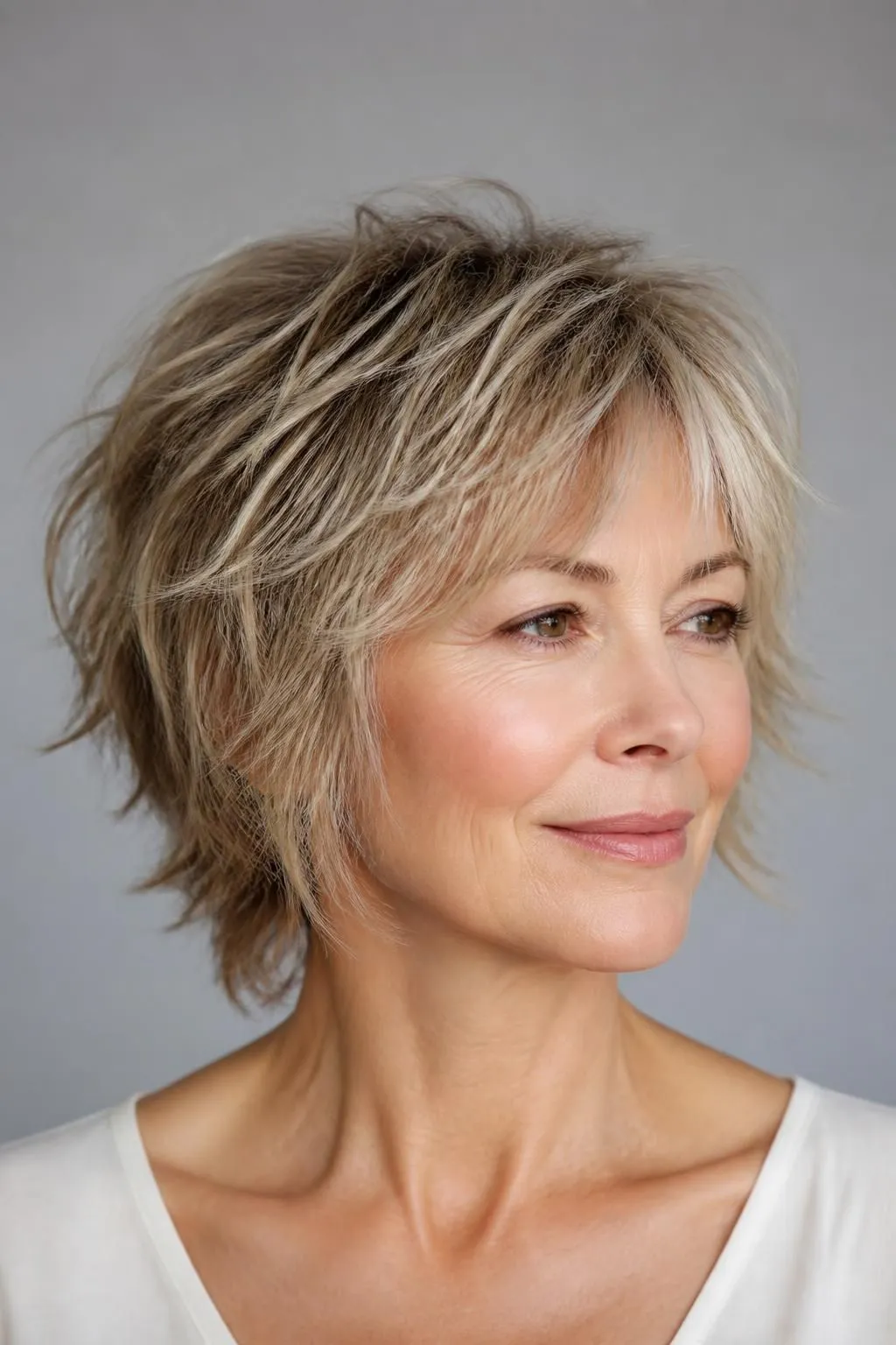 22 Shag Hairstyles for Thin Fine Hair Over 50 Wanting Volume and Youthful Lift 19 22 Shag Hairstyles for Thin Fine Hair Over 50 Wanting Volume and Youthful Lift
