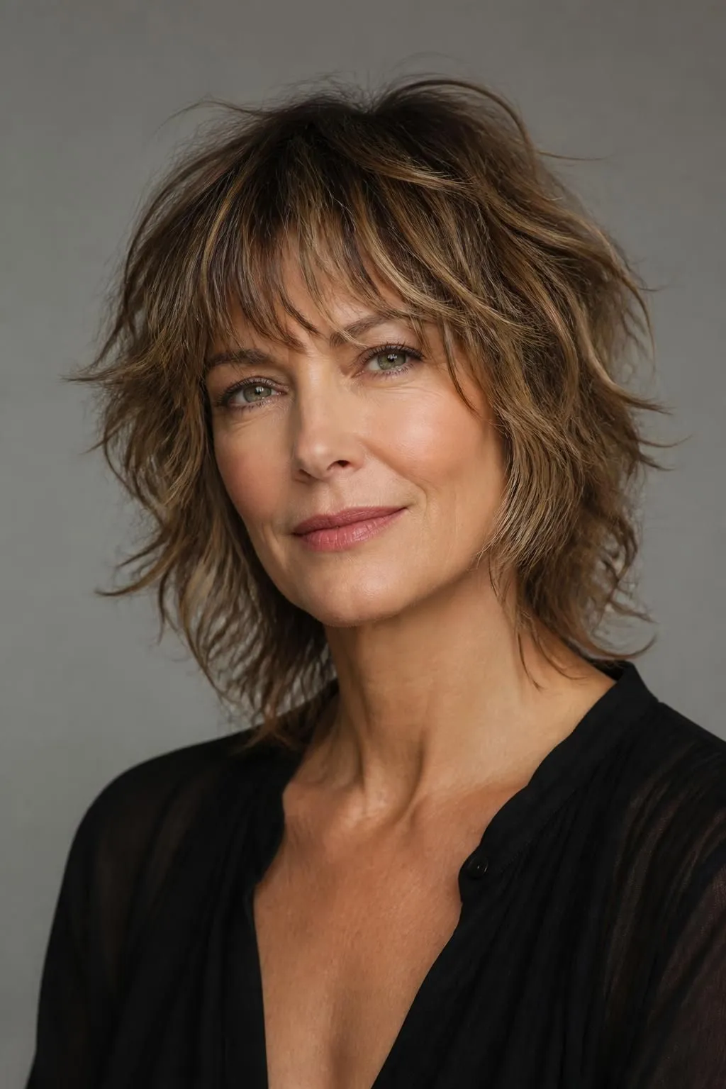 18 Short Shag Haircuts For Women Over 40 With Fine Hair That Add Instant Fullness