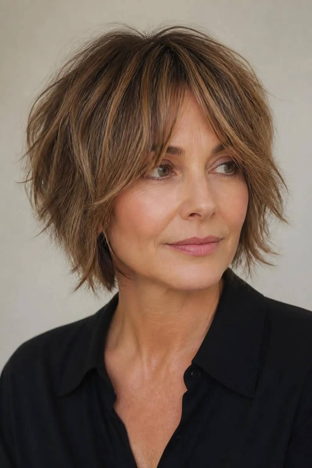 18 Short Shag Haircuts For Women Over 40 With Fine Hair That Add Instant Fullness