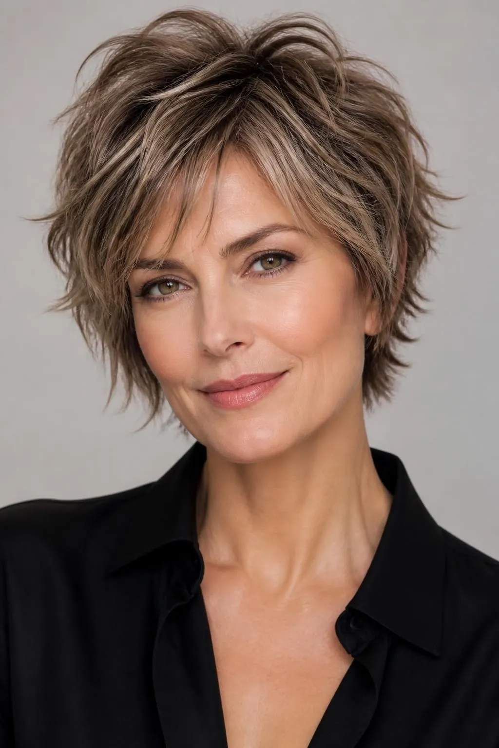 18 Short Shag Haircuts For Women Over 40 With Fine Hair That Add Instant Fullness