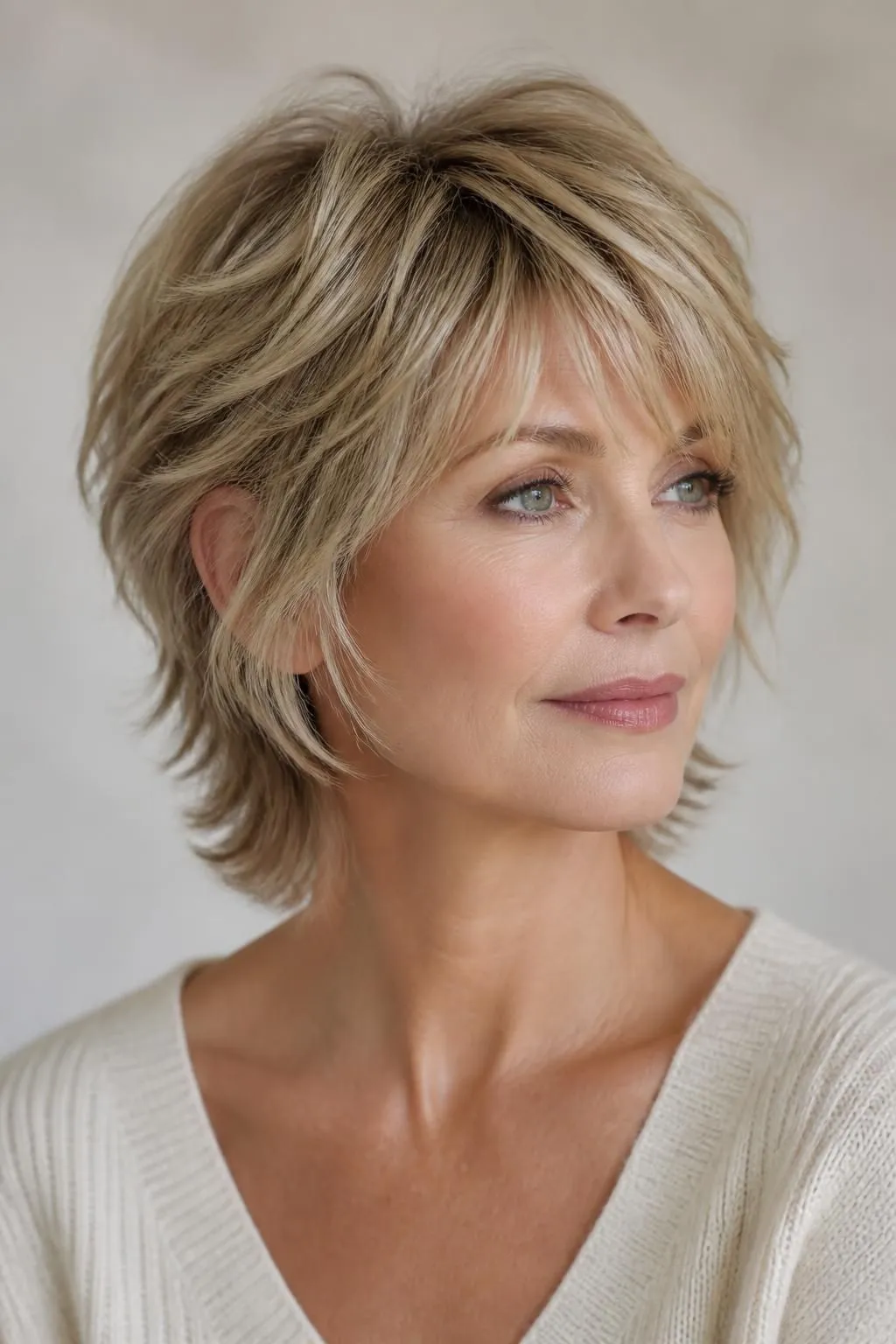 18 Short Shag Haircuts For Women Over 40 With Fine Hair That Add Instant Fullness