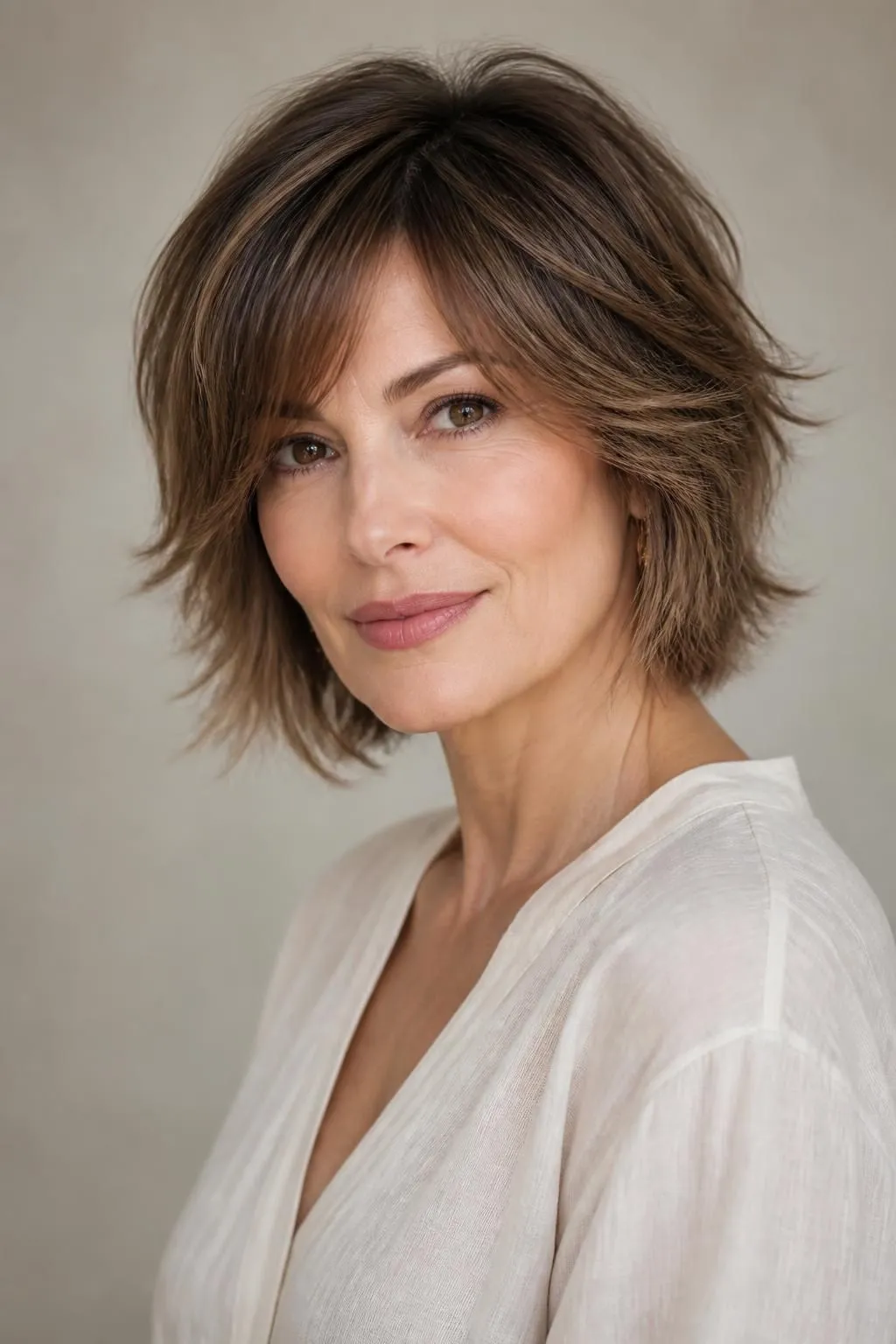 18 Short Shag Haircuts For Women Over 40 With Fine Hair That Add Instant Fullness