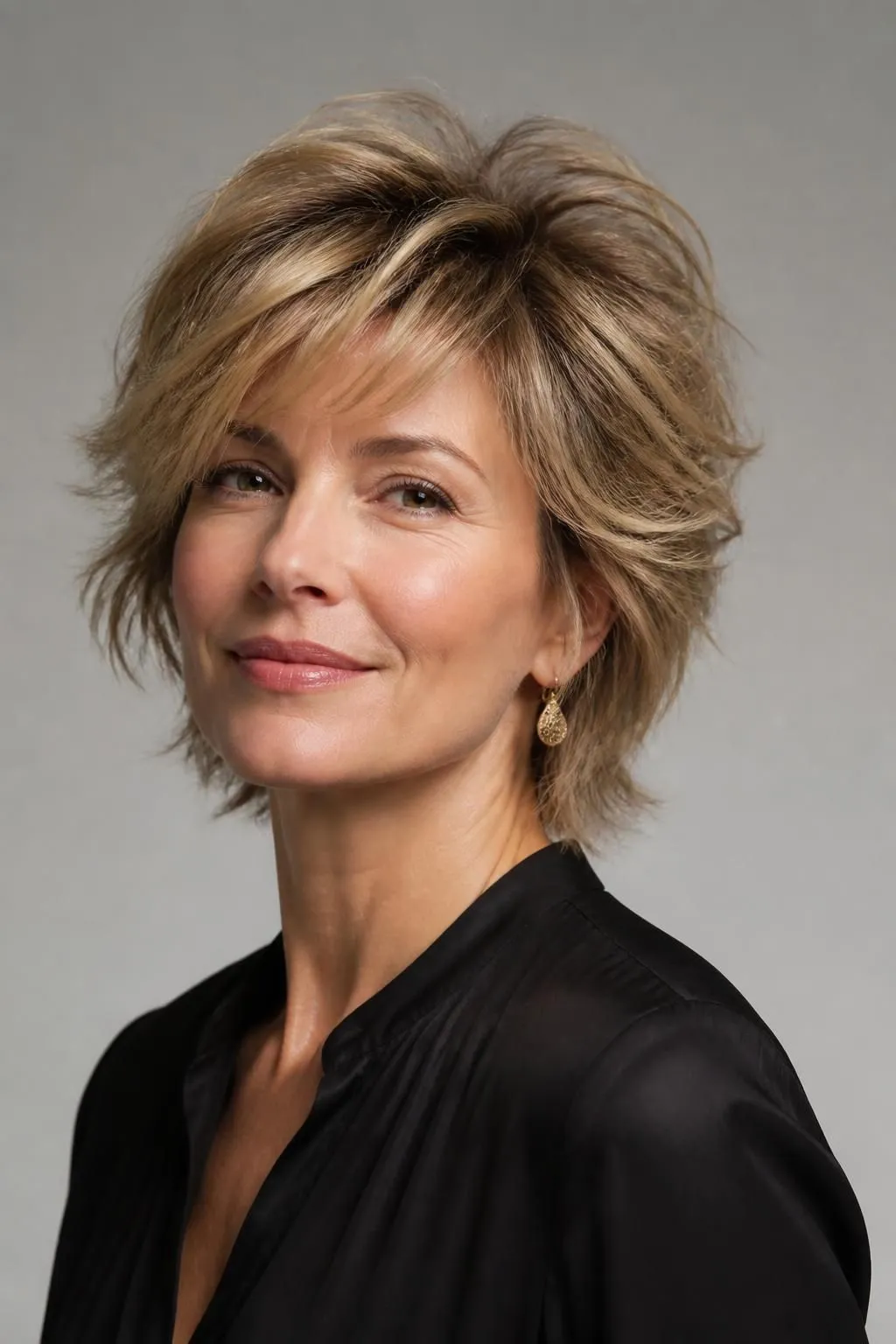 18 Short Shag Haircuts For Women Over 40 With Fine Hair That Add Instant Fullness